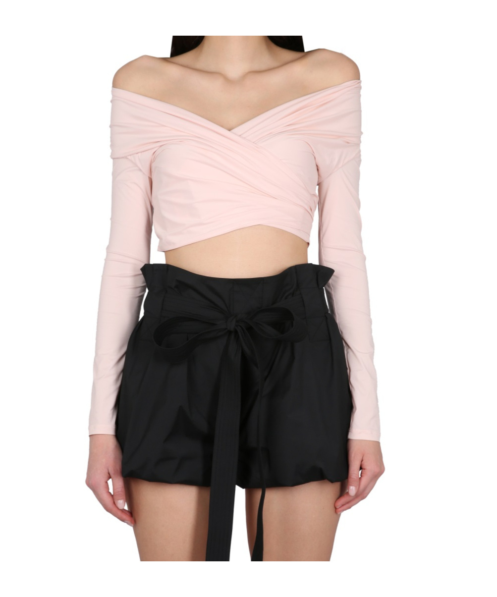 Philosophy Di Lorenzo Serafini Wraparound V-neck Top In Neutral