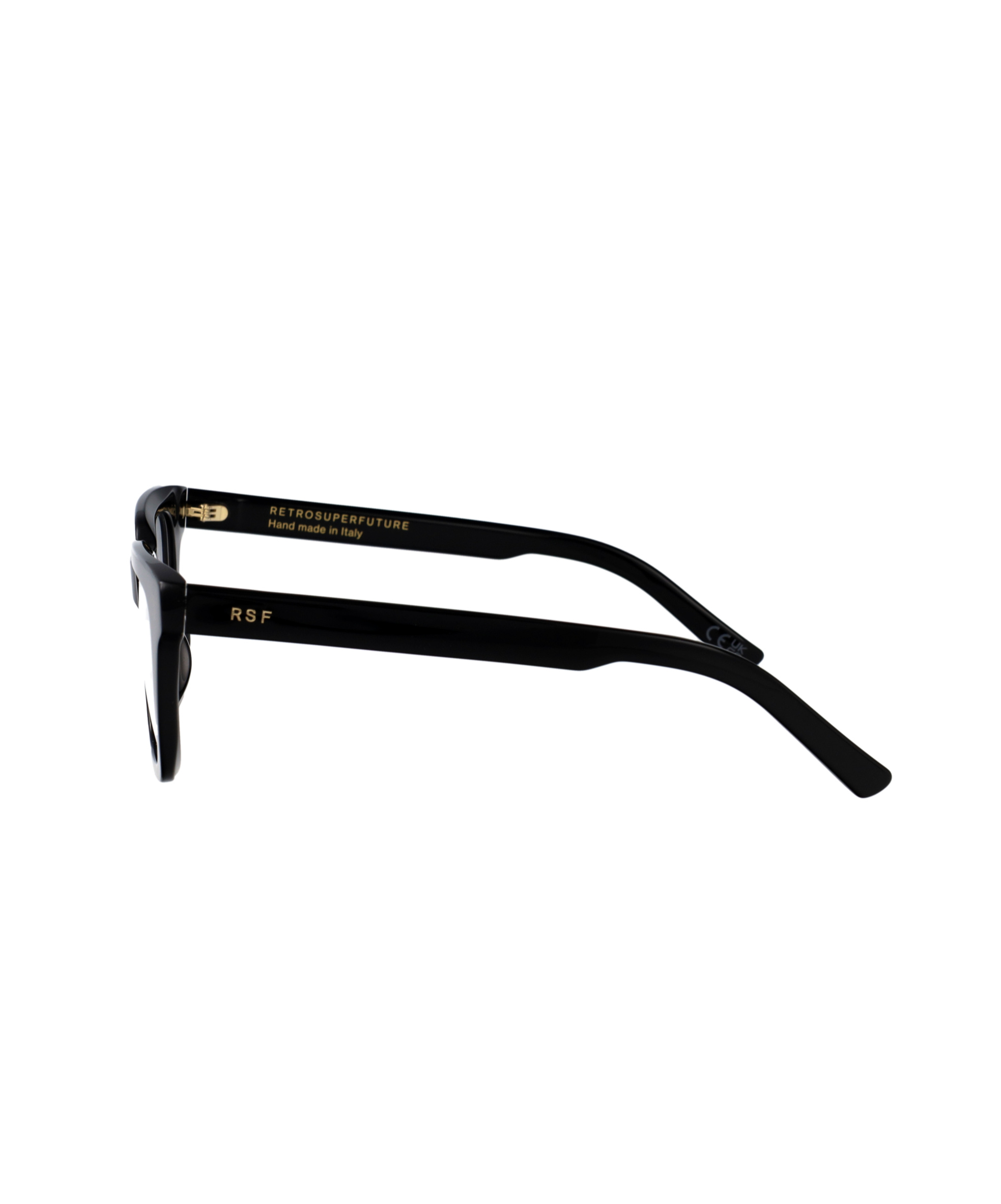 Retrosuperfuture Geometric Flat Mirror In Black