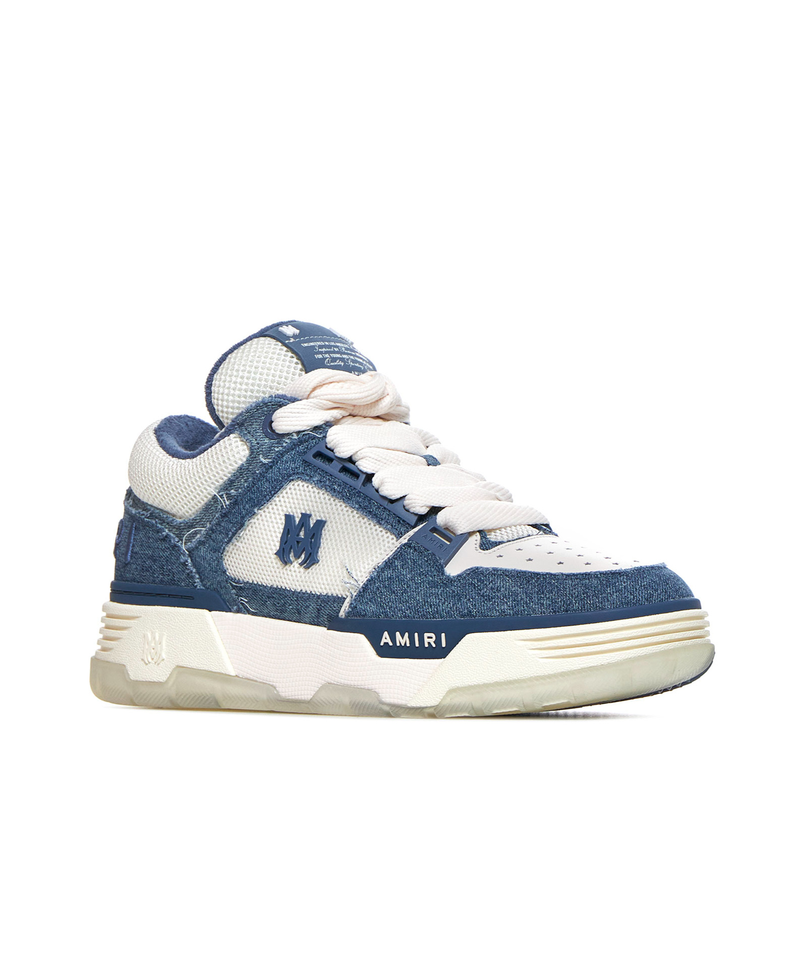 Amiri Ma-1 Lace Low-cut Skate Shoes In White
