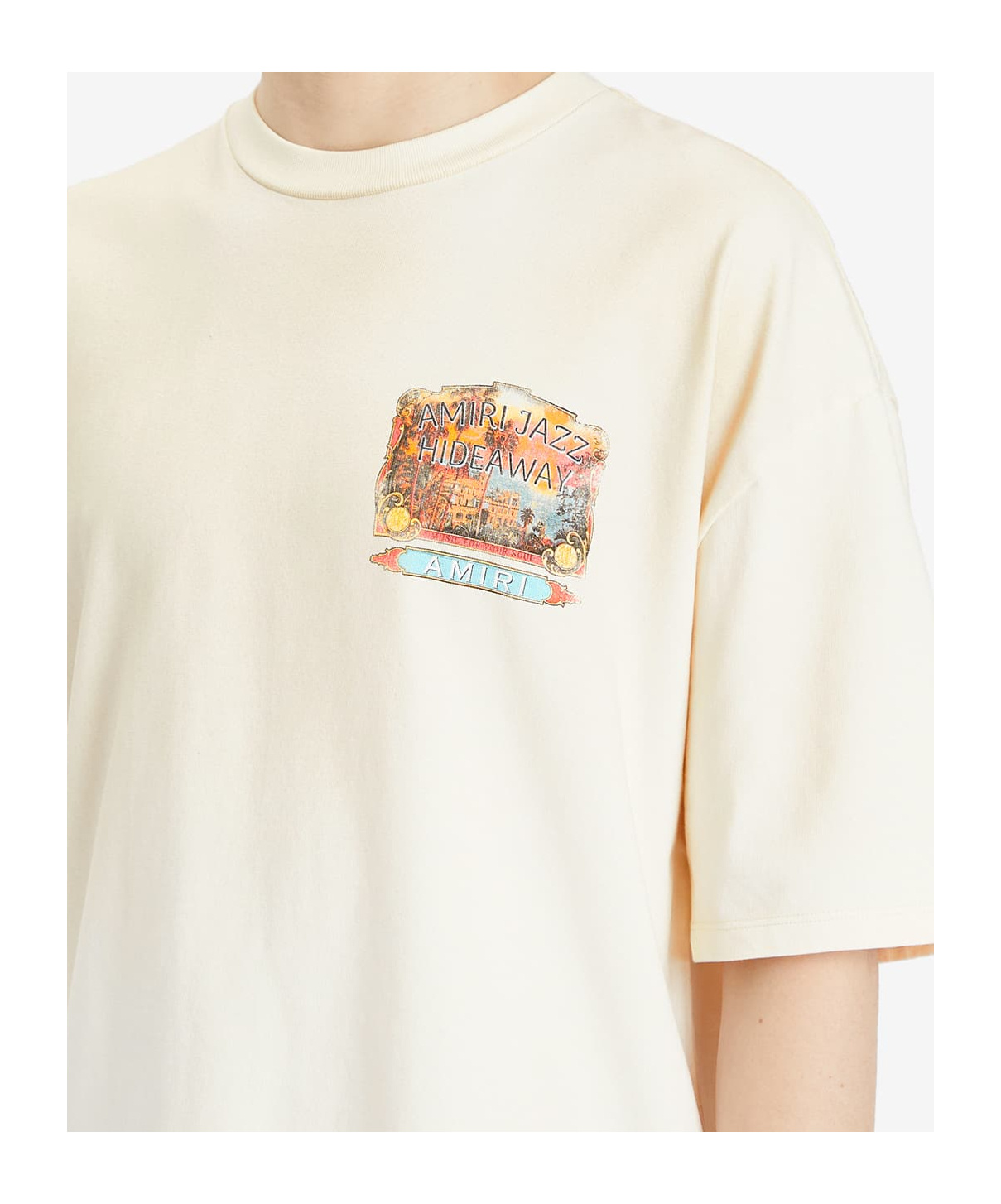 Amiri Short-sleeved T-shirt In White