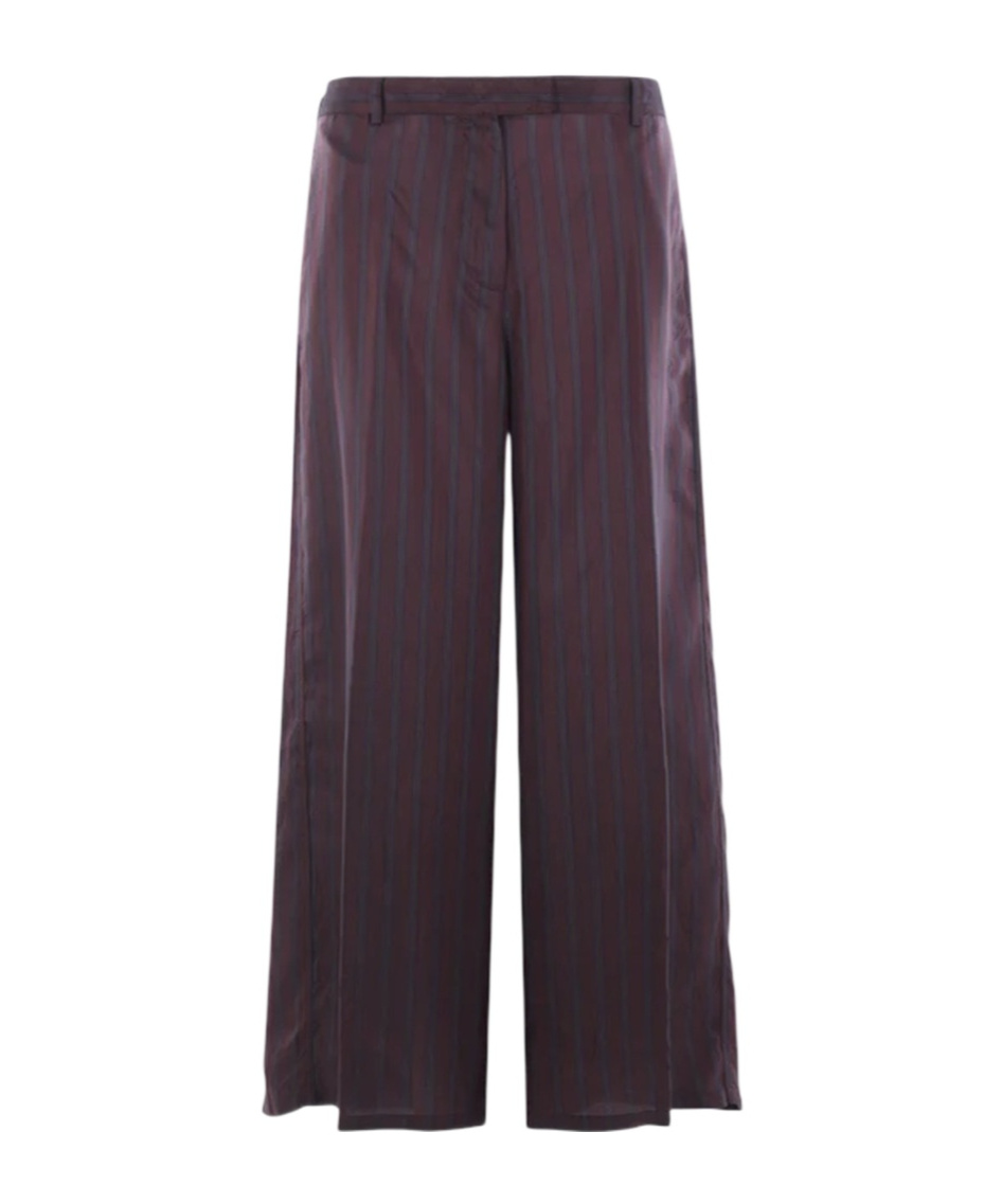 Dries Van Noten Wide Leg Trousers Pockets In Multi