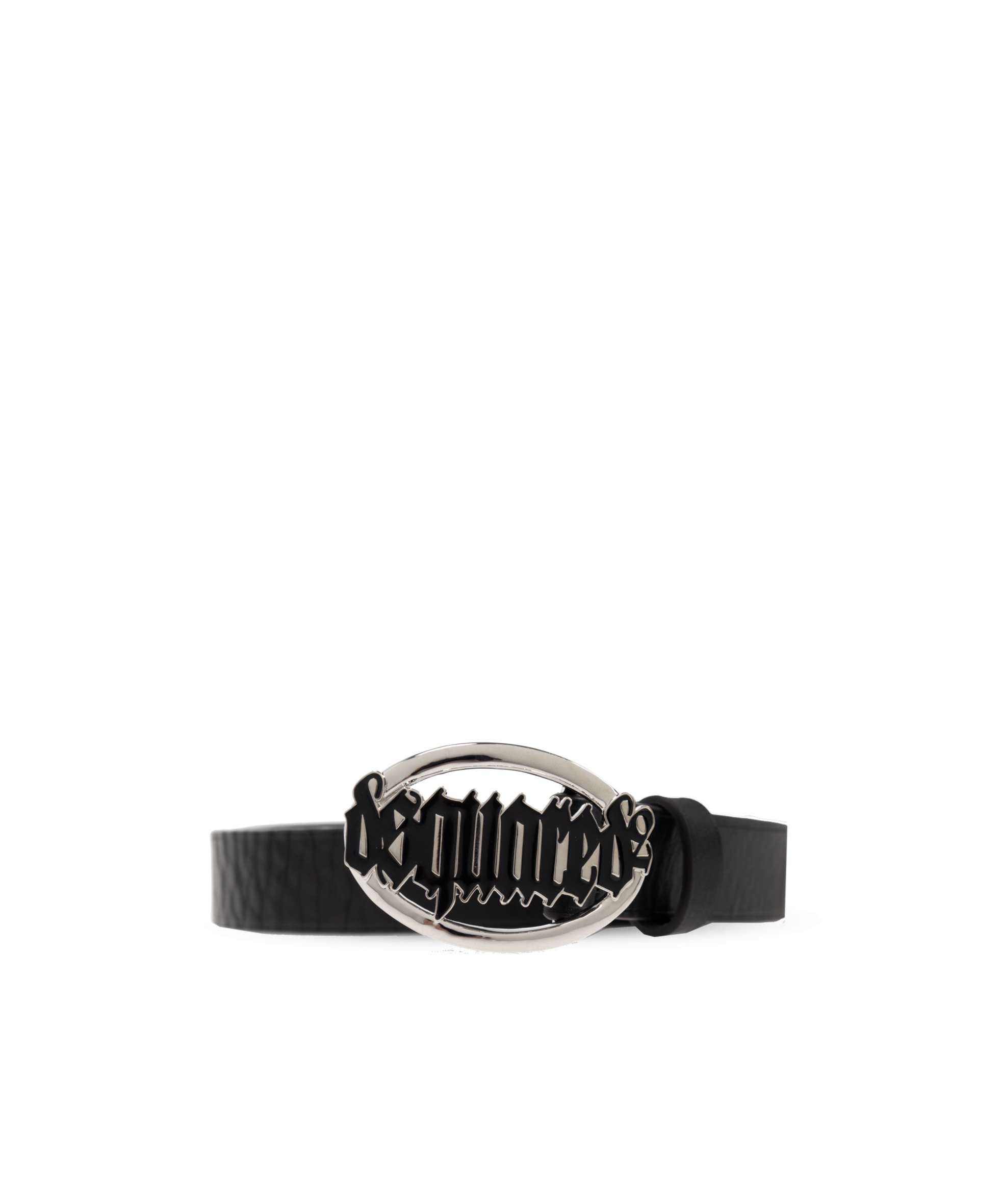 Dsquared2 Logo-buckle Belt In Black