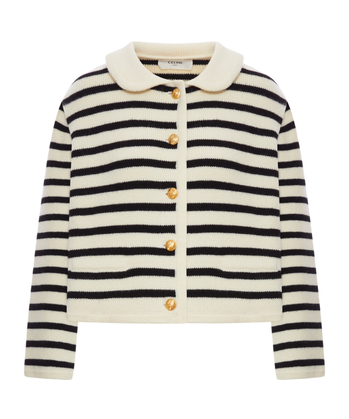Celine Long-sleeved Cardigan In Multi
