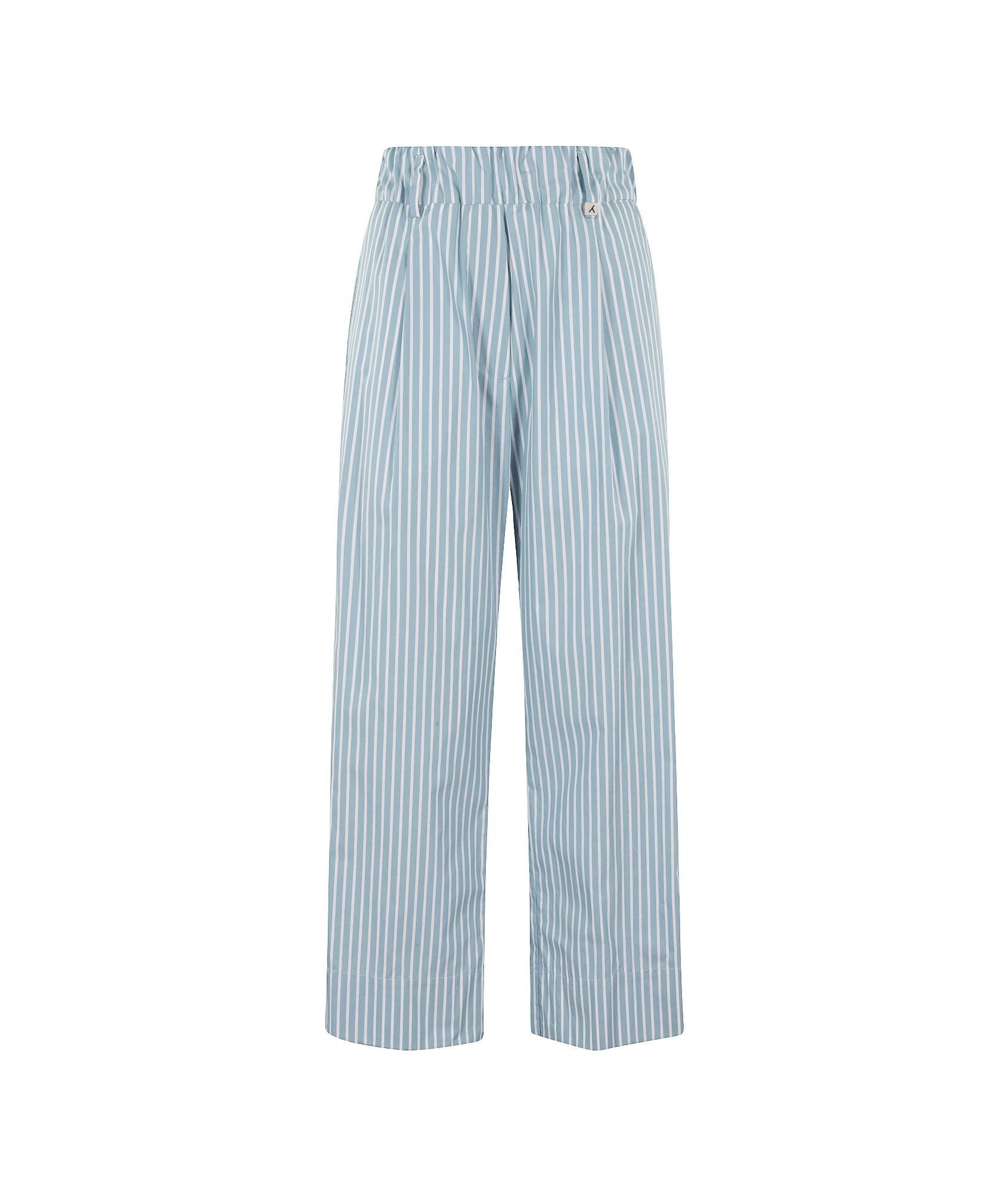 Myths Lightweight Striped Pants With Elasticized Waistband