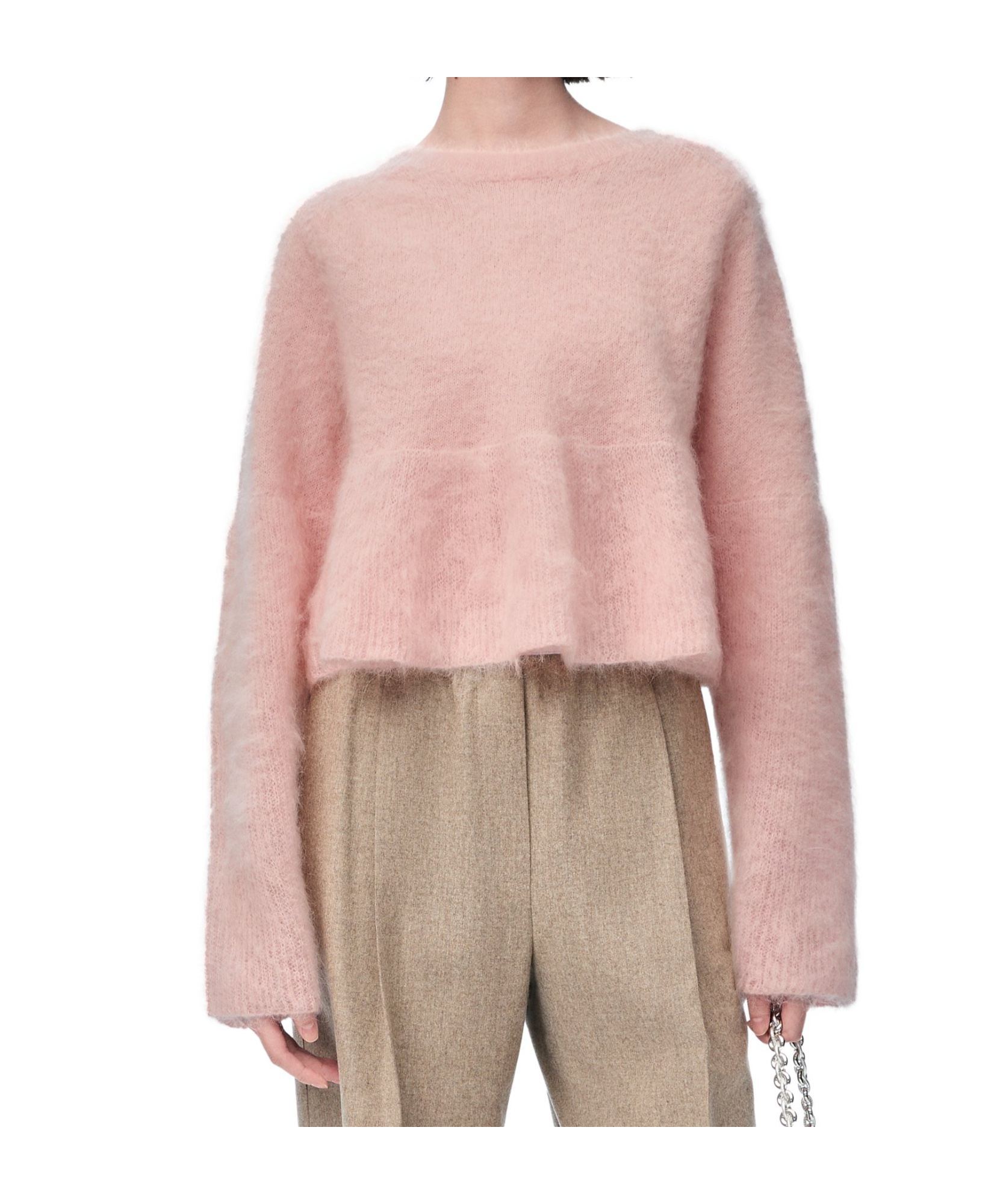 Loewe Wool Sweater In Pink