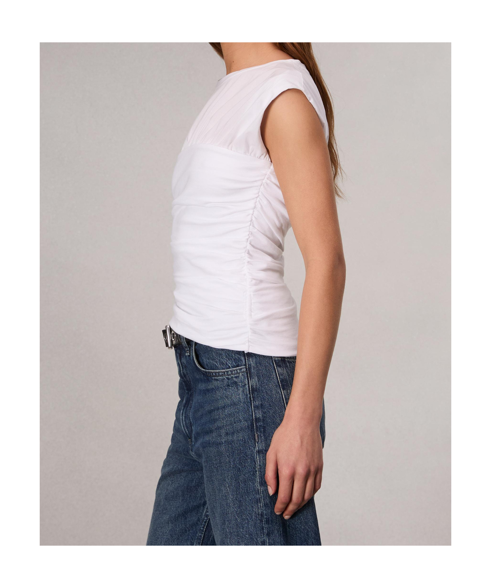 Rag & Bone Sleeveless T-shirt In White