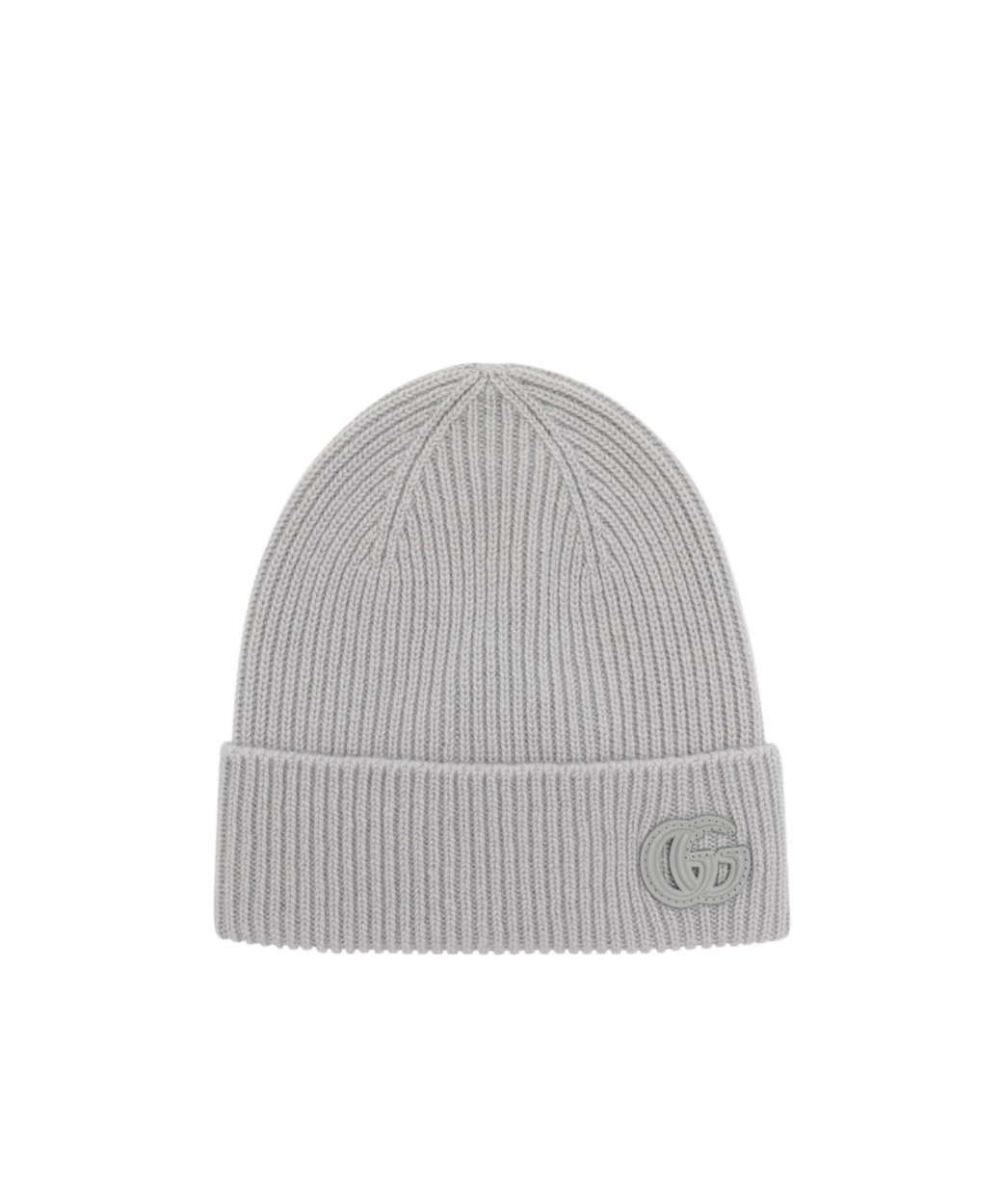 Gucci Knitted Cuffed Beanie In Gray