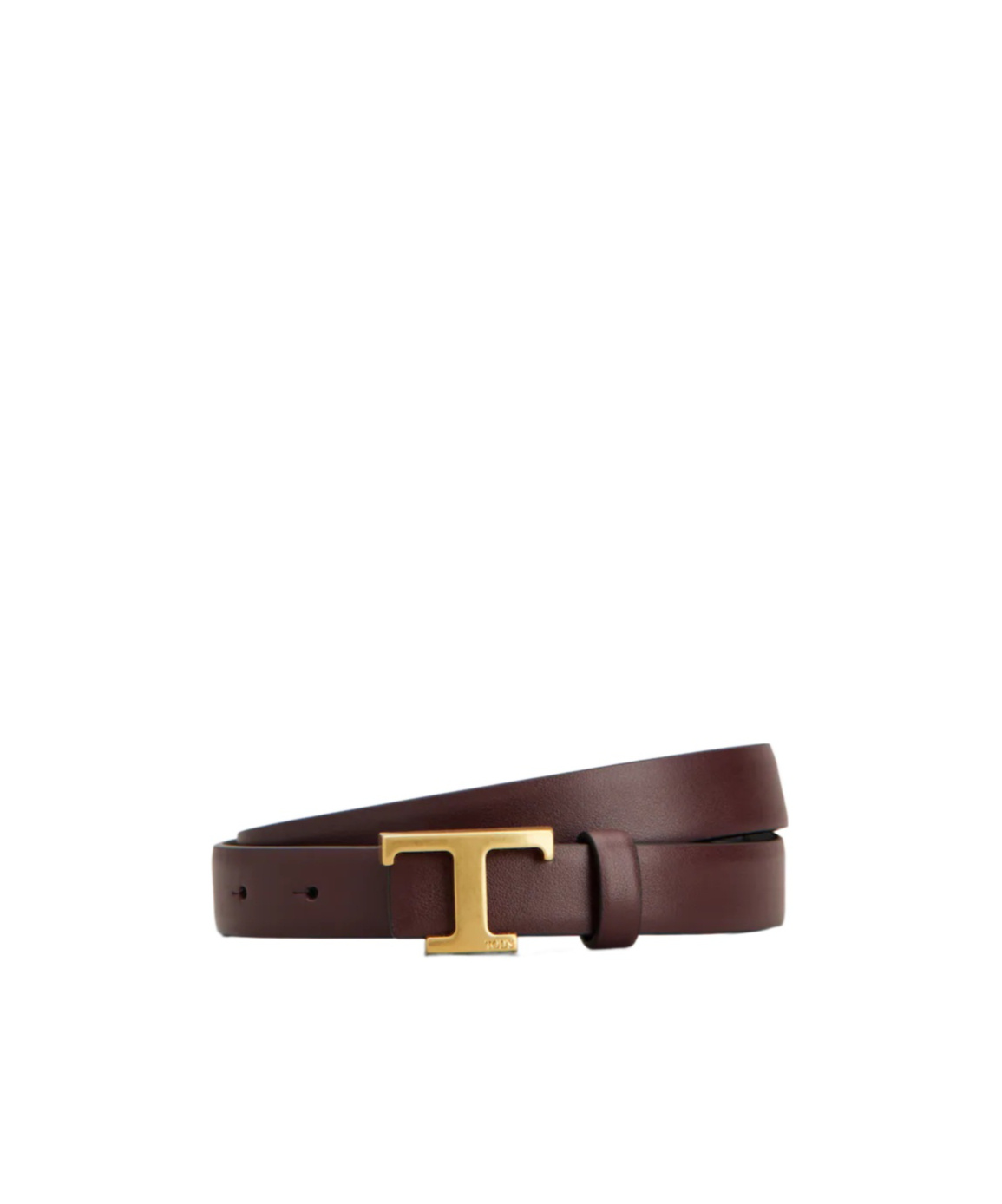 Tod's Leather Bucket Belt In Brown