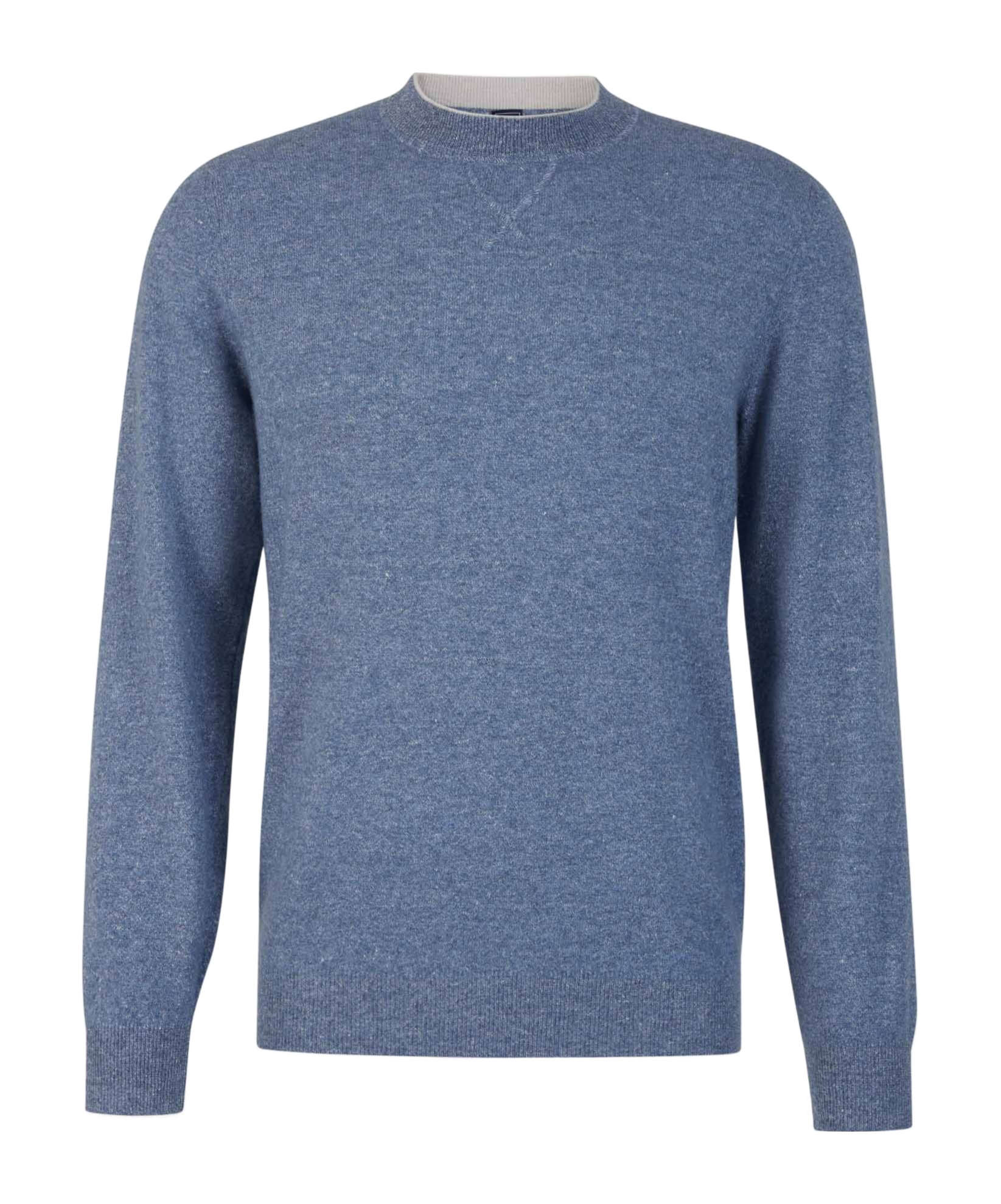 Fedeli Round Neck Sweater In Blue