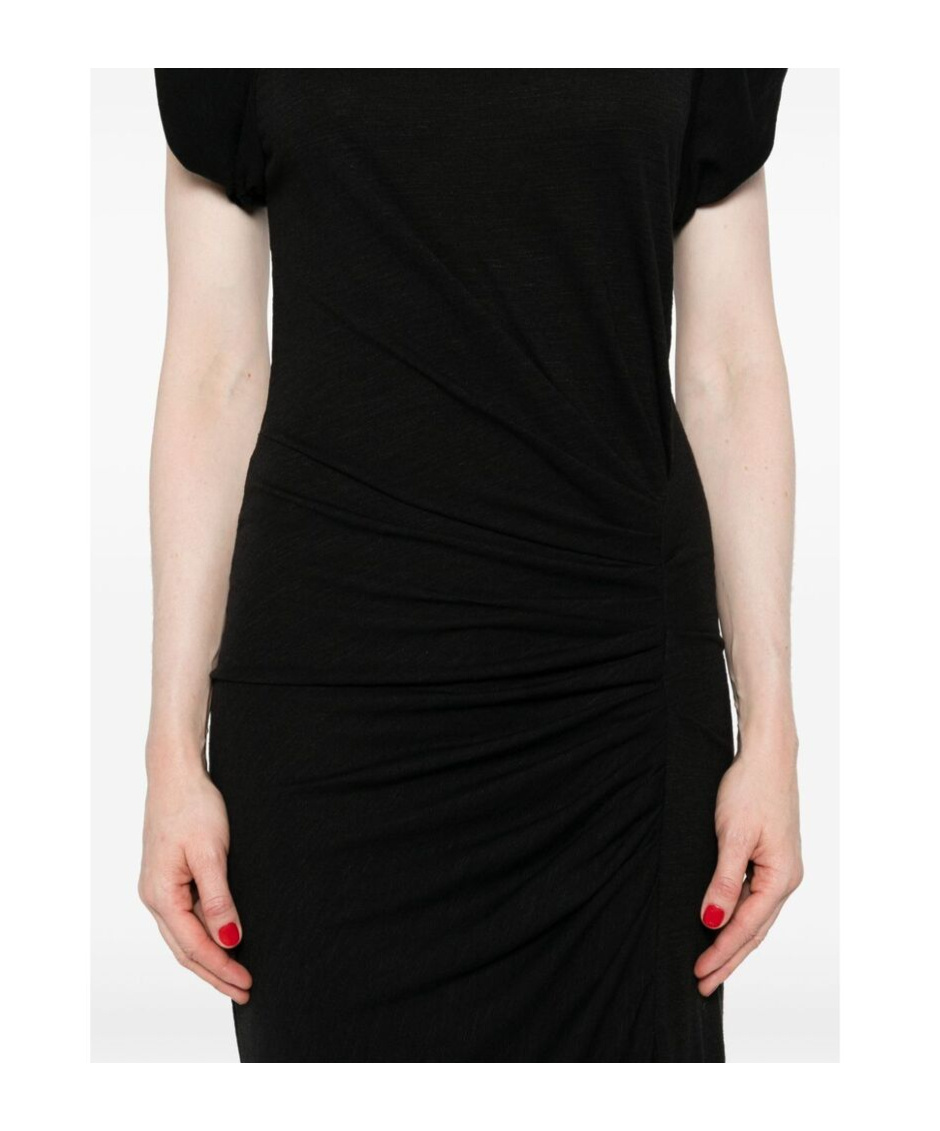 Shop Isabel Marant Étoile Isabella Midi Dress In Black