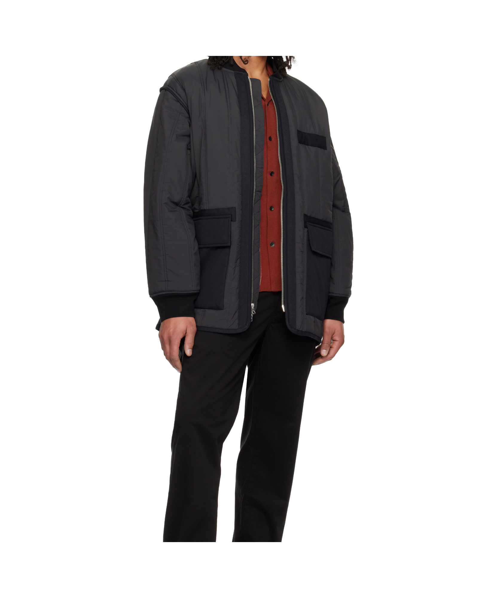 Rag & Bone Black Delta Liner Jacket