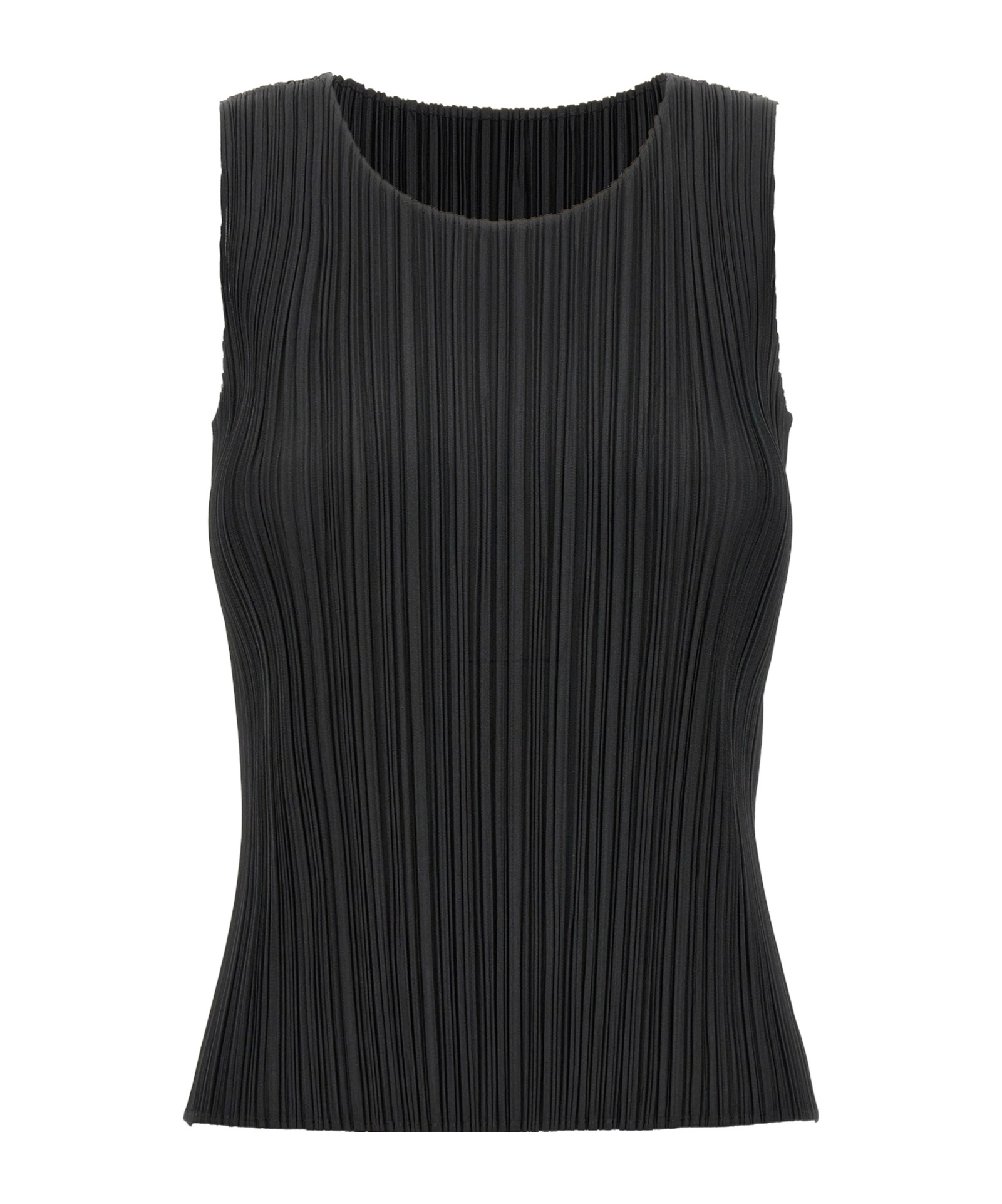 Issey Miyake Black Basics Tank Top In Black