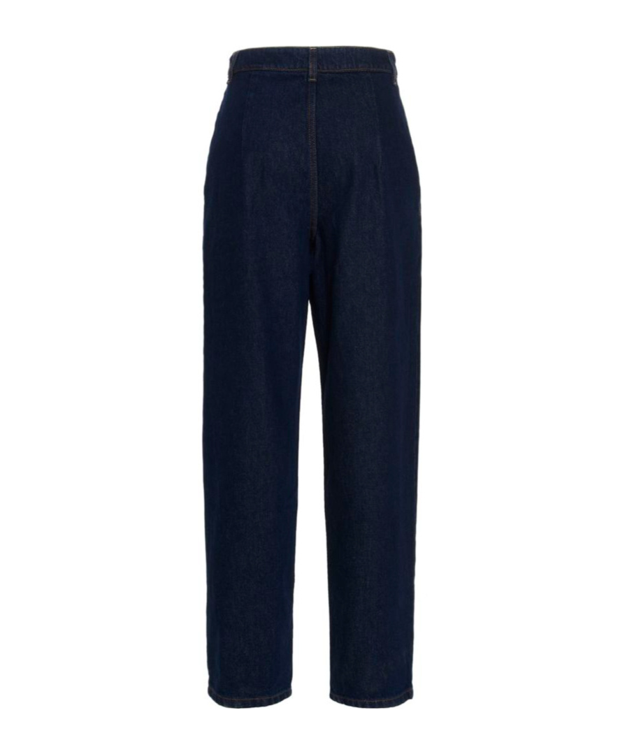 Magda Butrym High-rise Straight-leg Jeans In Black