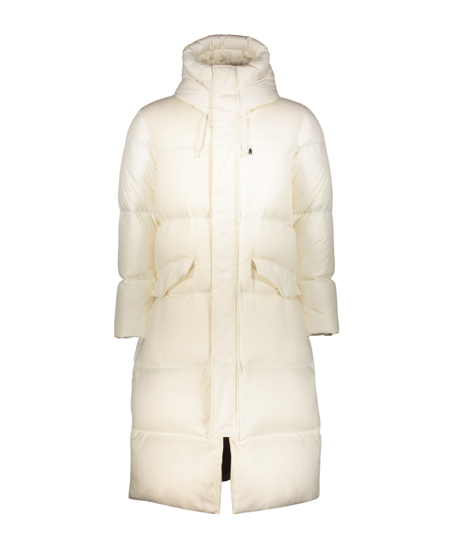 Herno Long-sleeved Down Jacket In Neutral