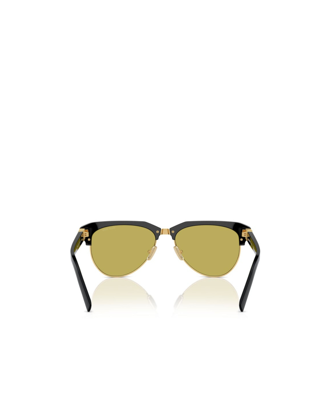 Miu Miu Womens Black Mu 09zs Pilot-frame Acetate Sunglasses In Nude