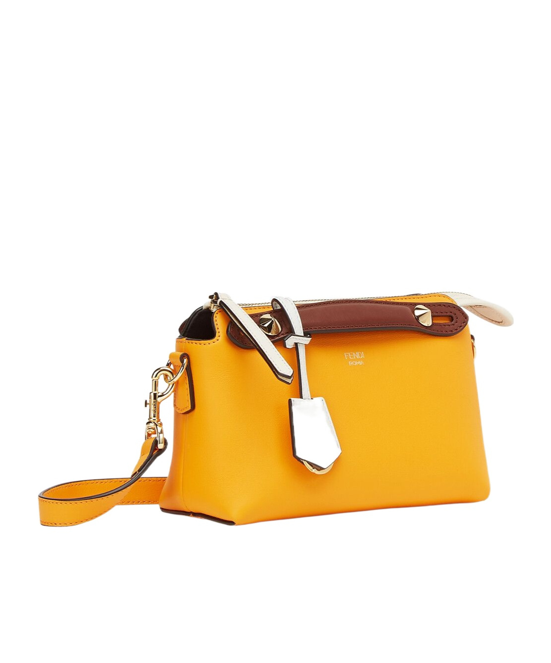 Fendi Mini By The Way Tote Bag In Yellow