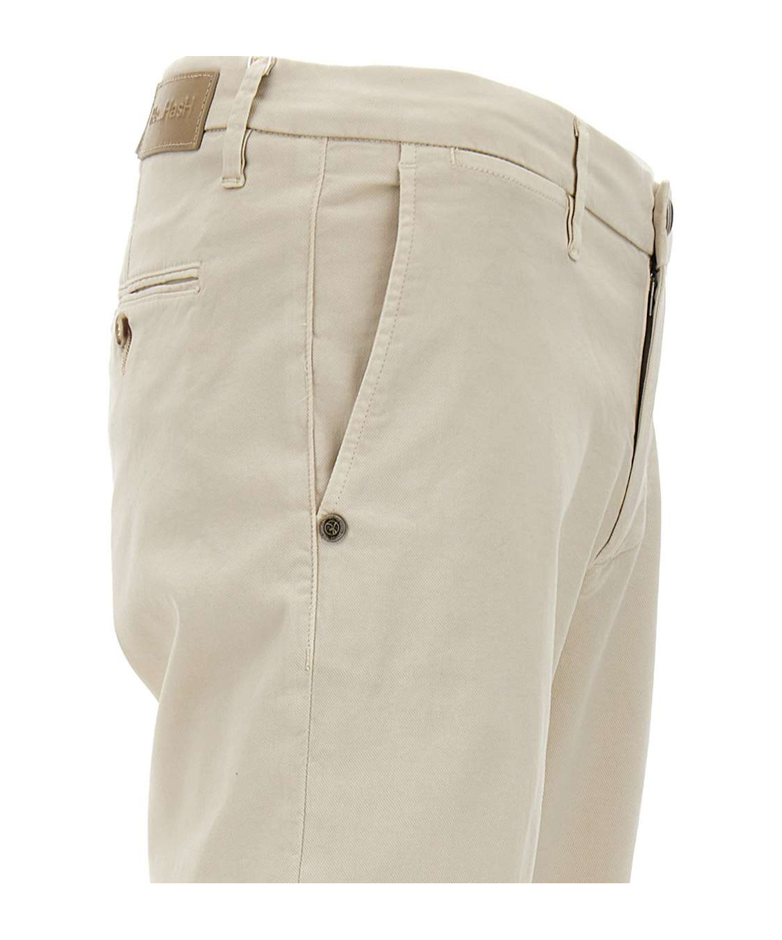 Re-hash Belt-loop Casual Pants In Nude