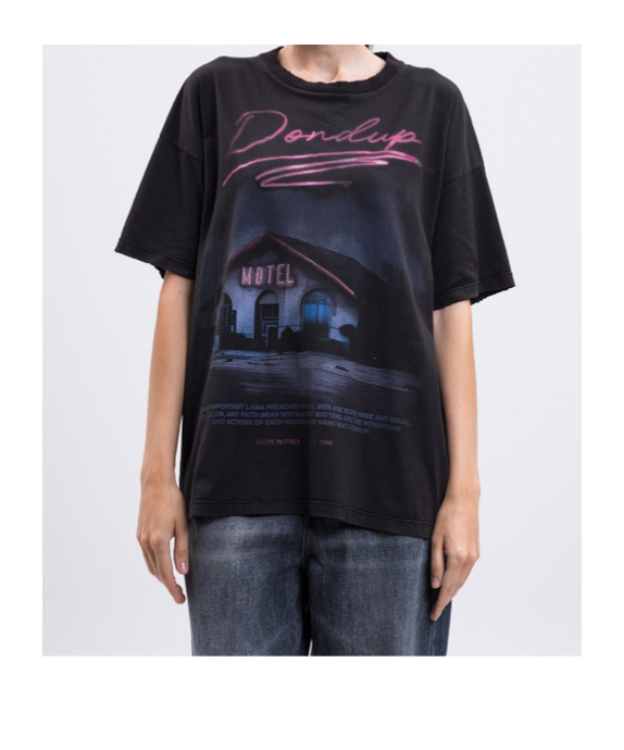 Dondup T-shirts And Polos Black In Black