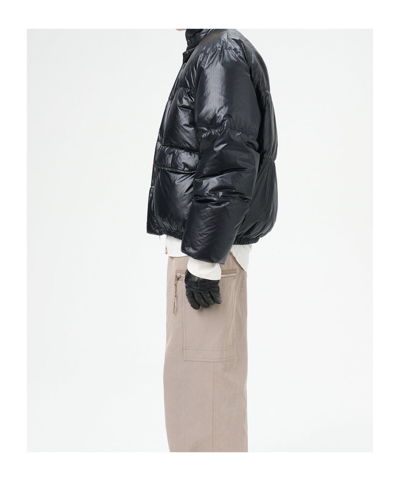 Our Legacy Inhale Puffa Puffer Jacket In Black