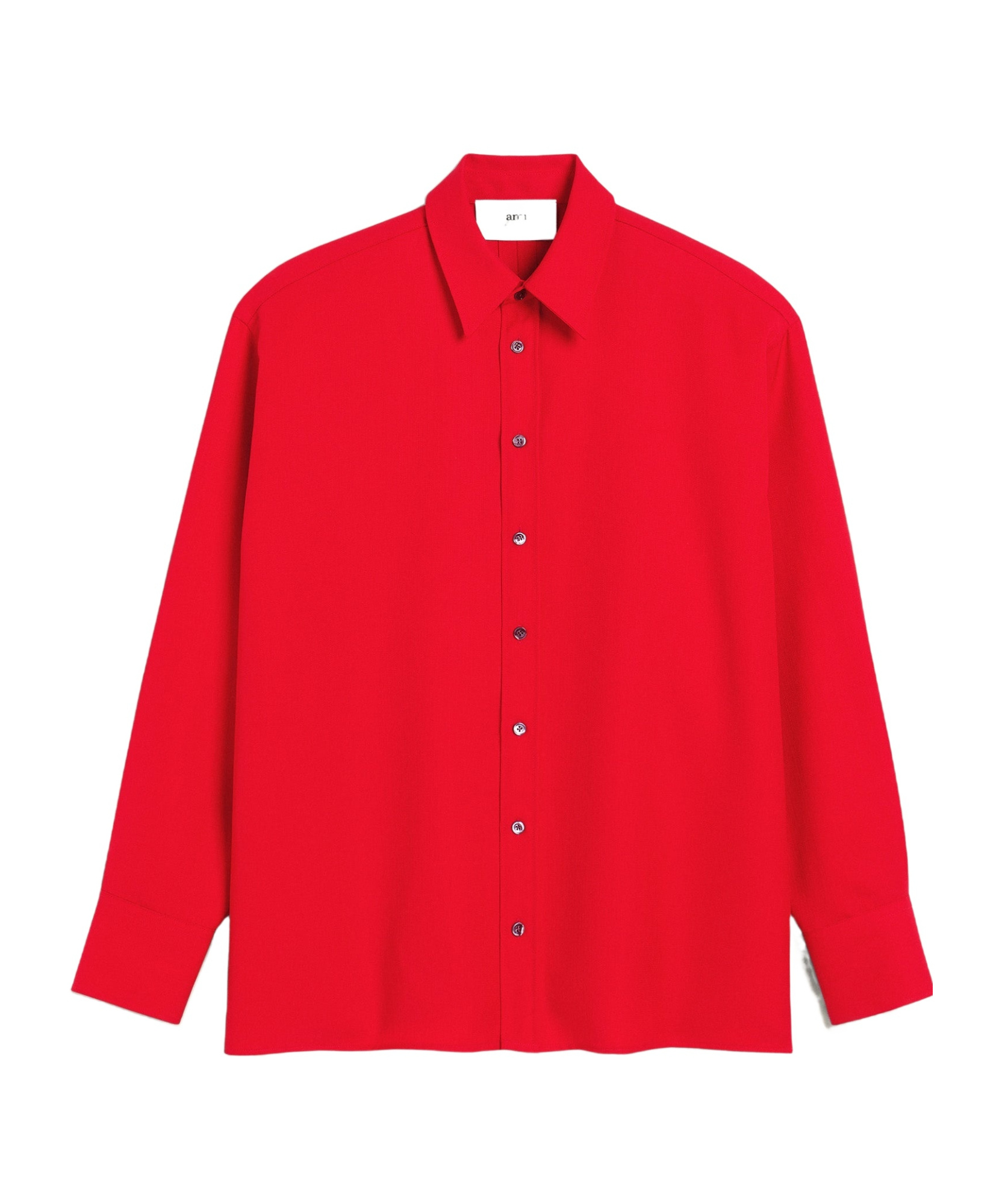 Ami Alexandre Mattiussi Hemd Mit Schlitz Hinten In Red
