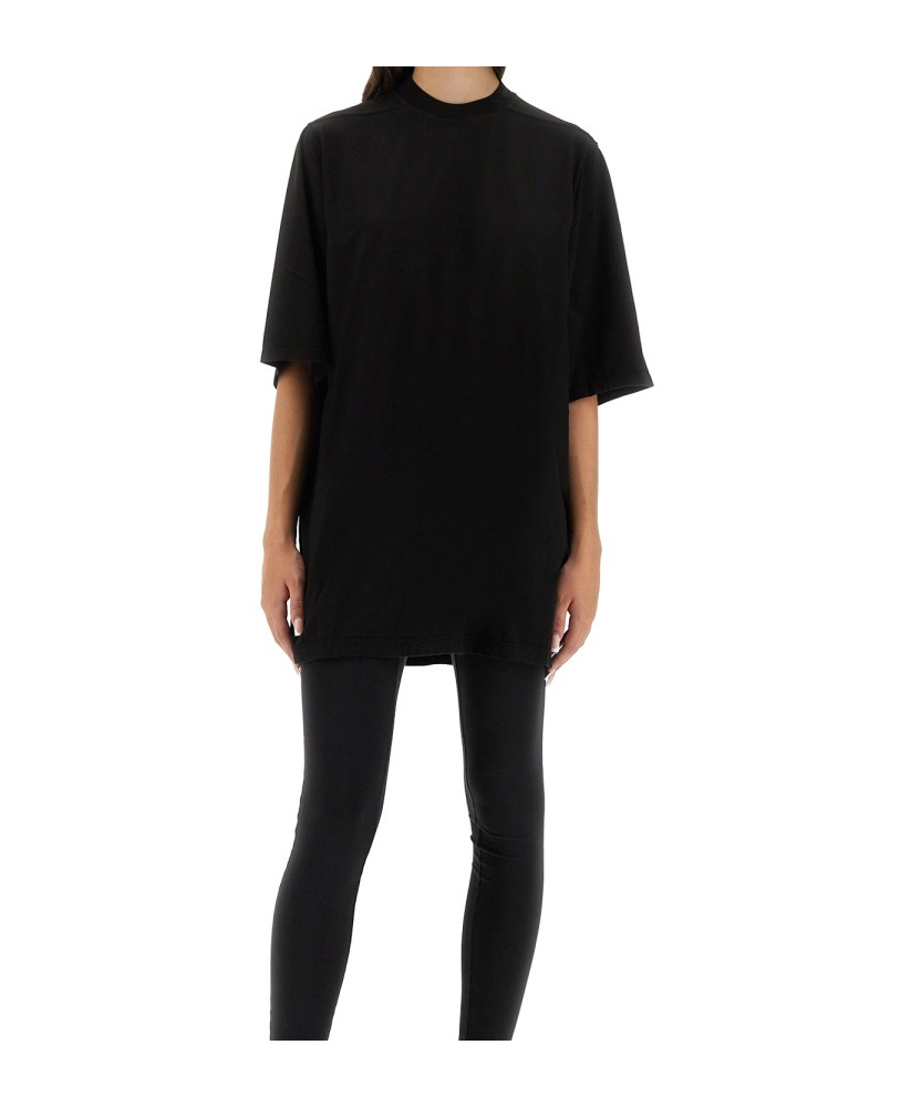 Rick Owens Drkshdw Short-sleeved T-shirt In Black