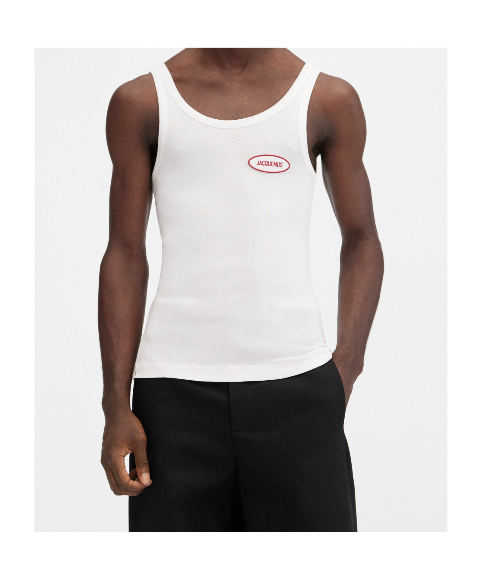 Jacquemus Le Marcel Stazione Vest In White
