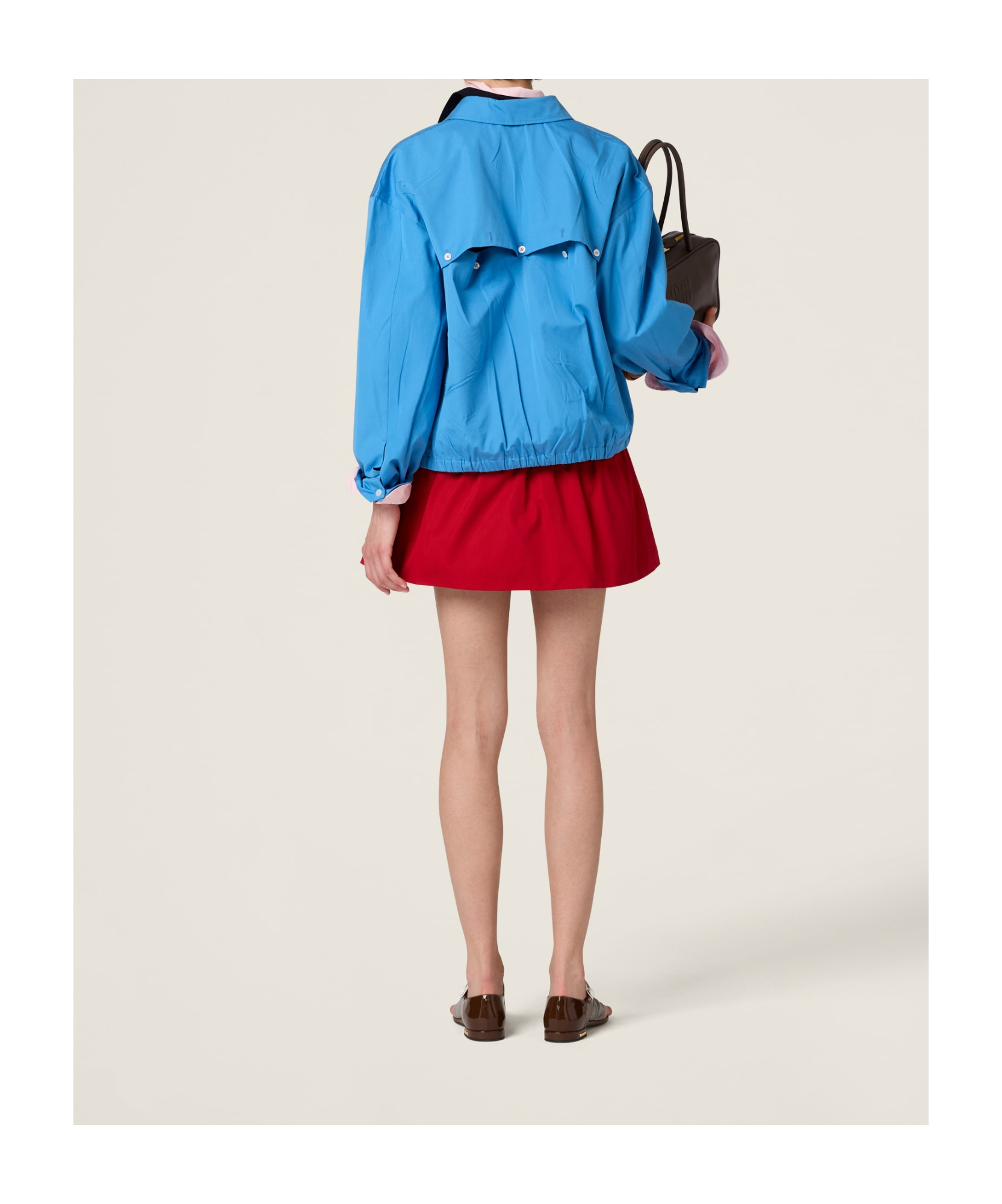 Miu Miu Poplin Blouson Jacket
