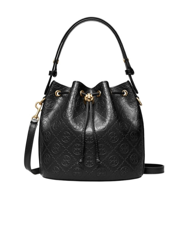 TORY BURCH TORY BURCH T MONOGRAM BUCKET BAG 