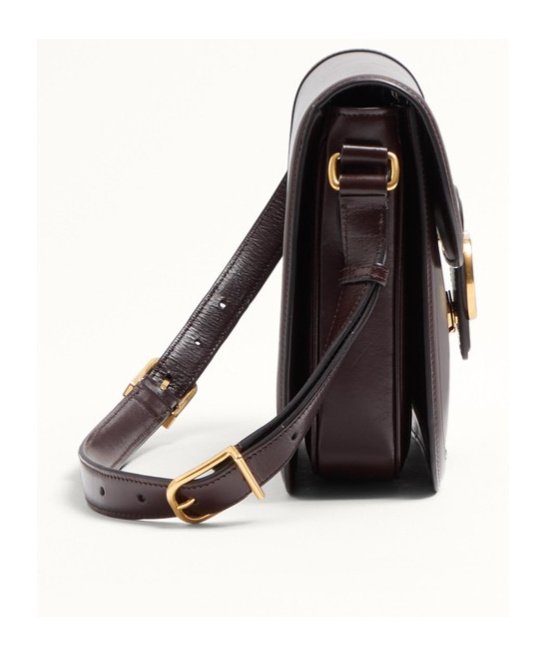 Valentino 9to5 Foldover Top Shoulder Bag In Black