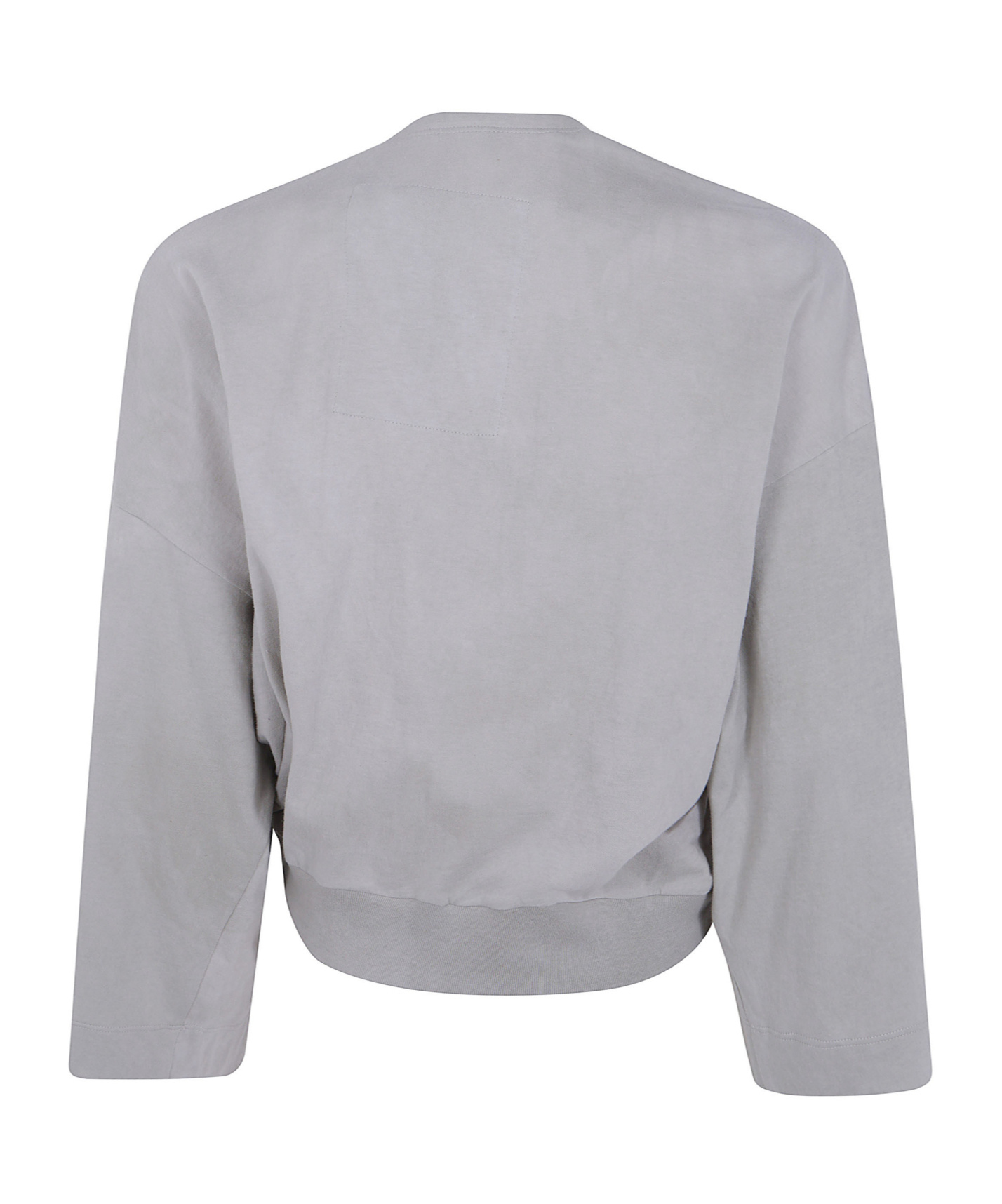 Ziggy Chen Collarless Jersey T-shirt In Gray