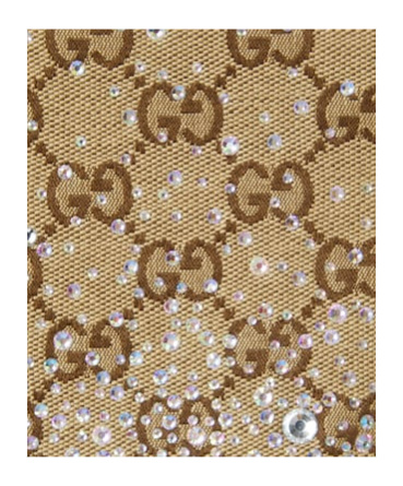 GUCCI EMBROIDERED GG CANVAS MINI SKIRT