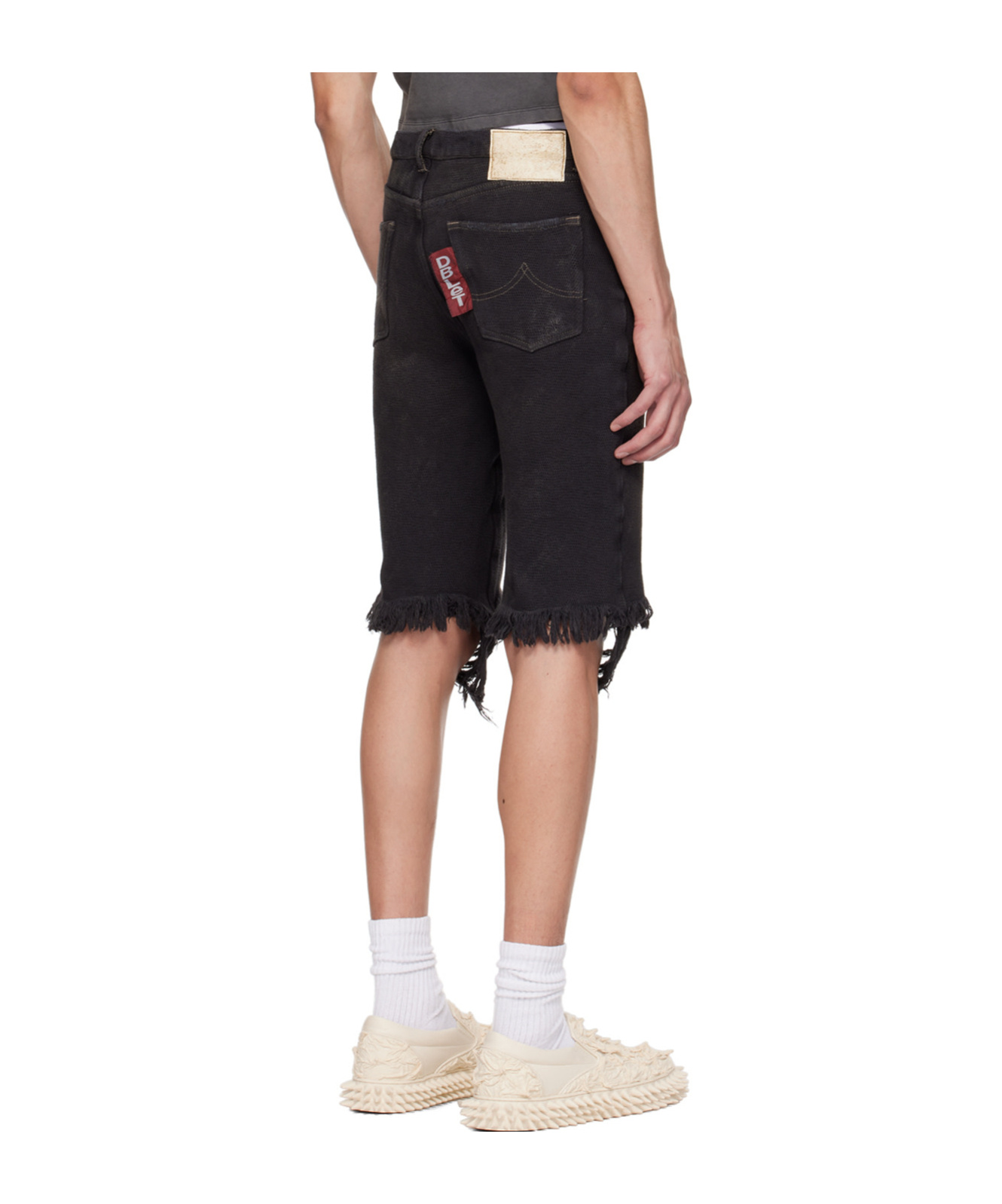Doublet Belt-loop Shorts In Black