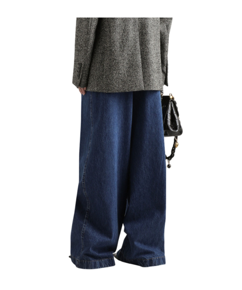 Dolce & Gabbana Straight Fit Trousers With 5 Pockets In Blue