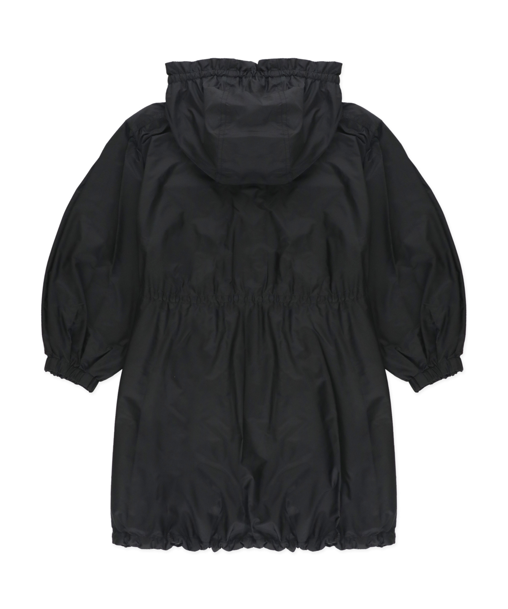 Moncler Hooded Waterproof Jacket In Black