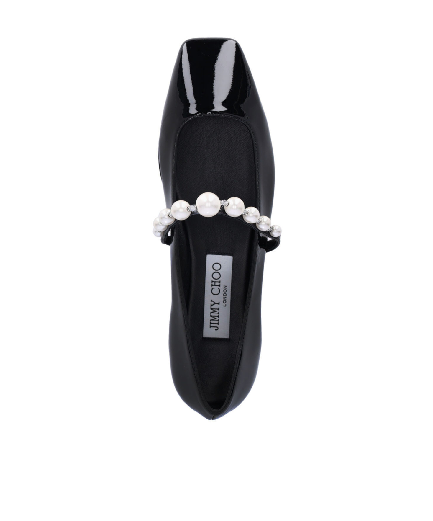 Shop Jimmy Choo Ade Flat Shoes In Black