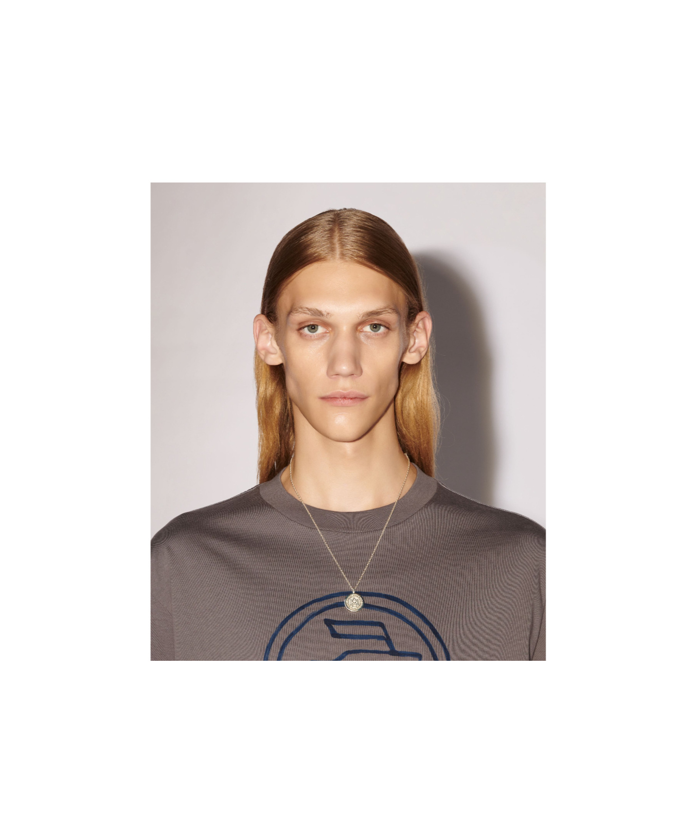 Ambush Team League Silver Necklace In White