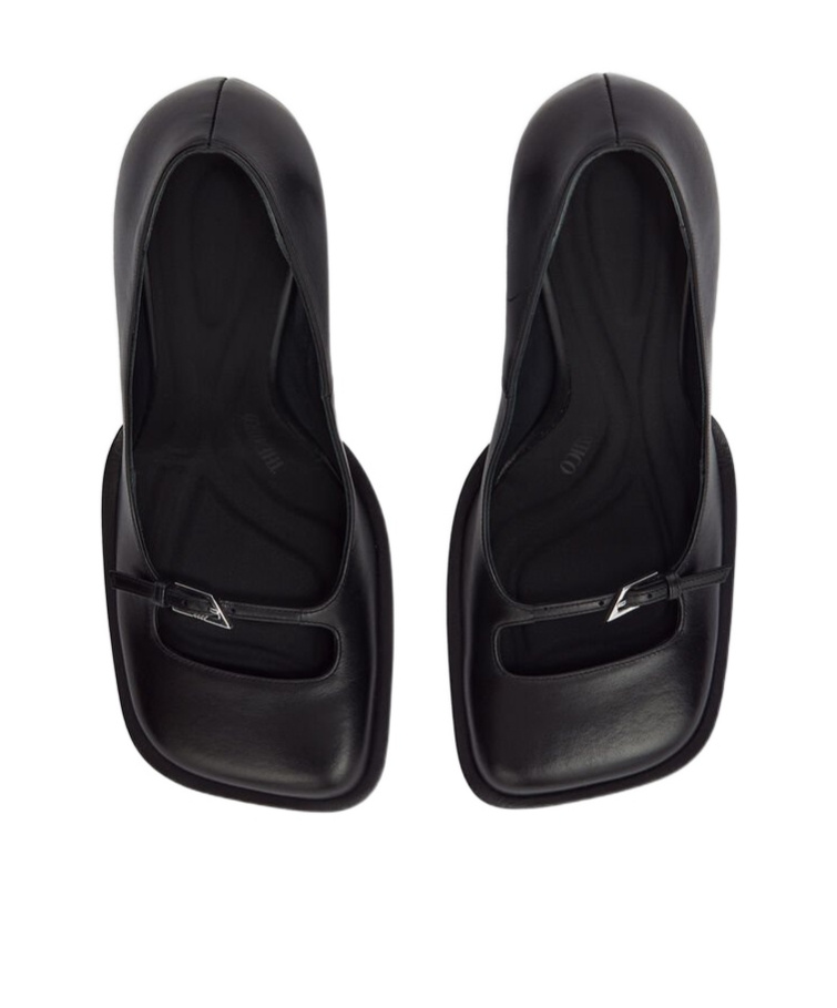 Attico 100mm Leather Pumps In Black