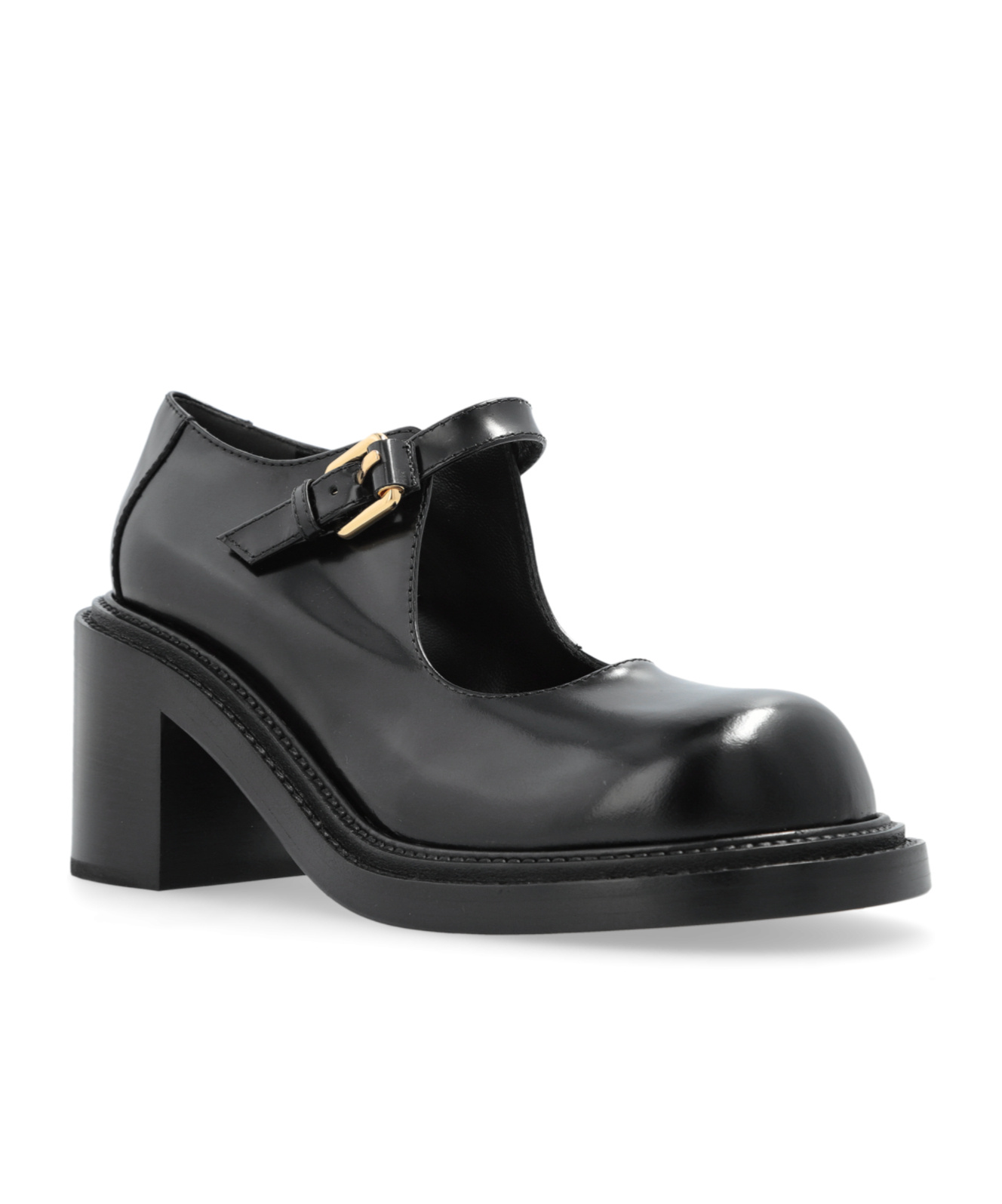 Moschino Buckled Pumps In Black