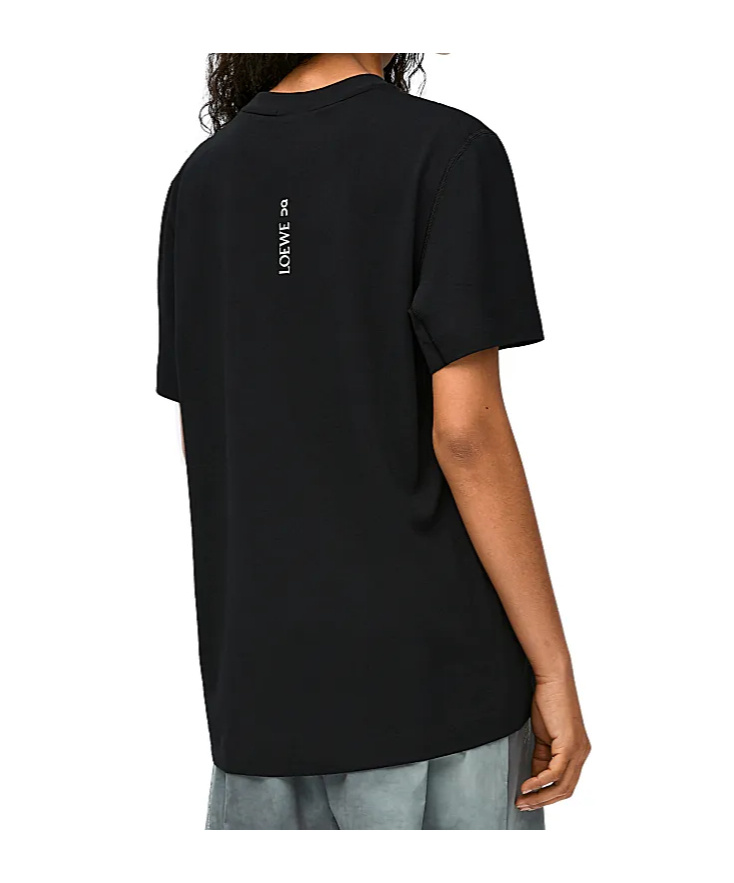 Loewe Active T-shirt In Technical Jersey In Black