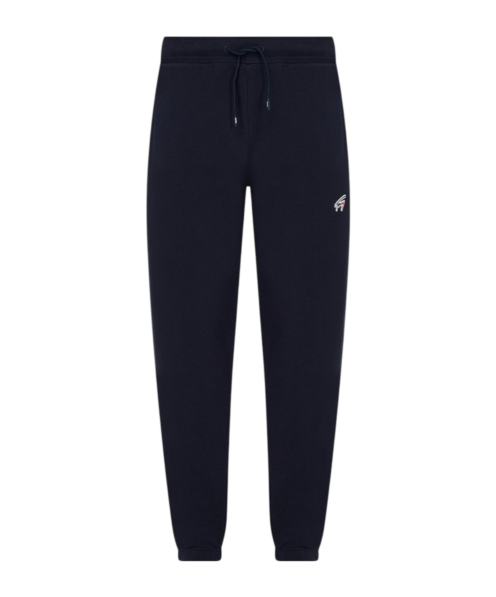 Tommy Hilfiger Straight Cotton-blend Track Pants In Blue