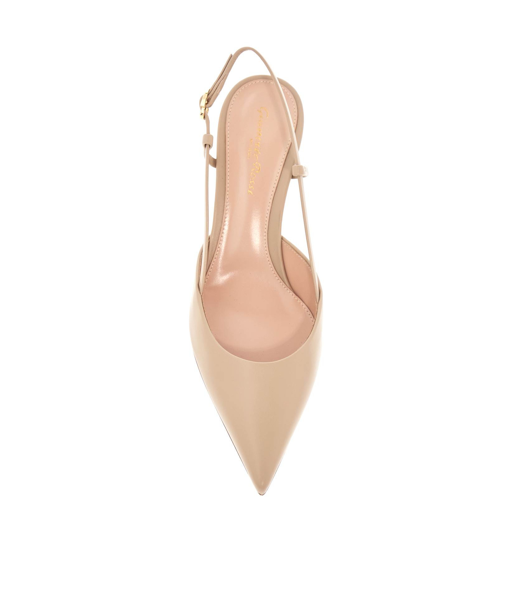 Gianvito Rossi 55mm Ascent Slingback Pump In Nude