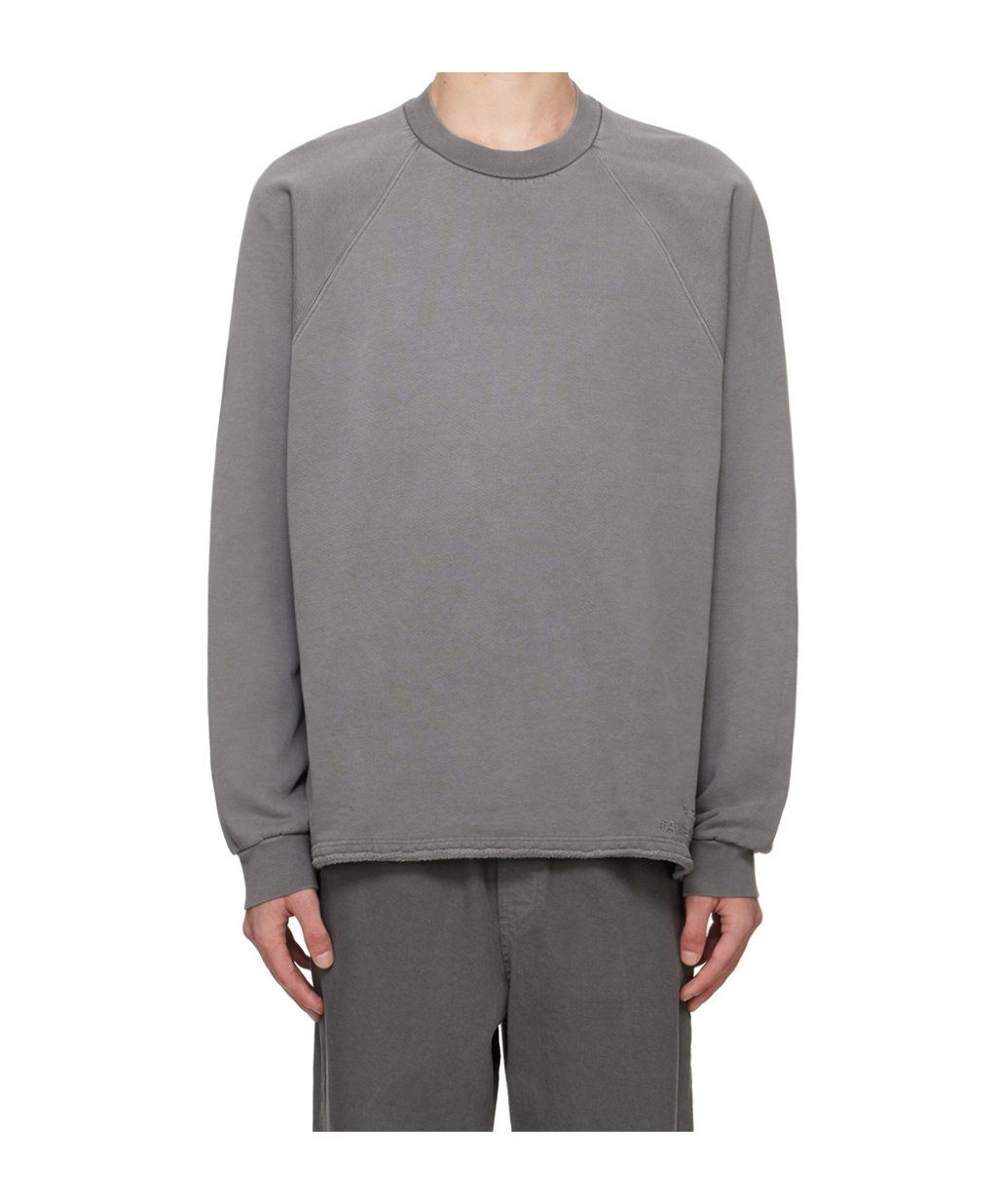 Apc Logo Embroidered Sweatshirt In Gray