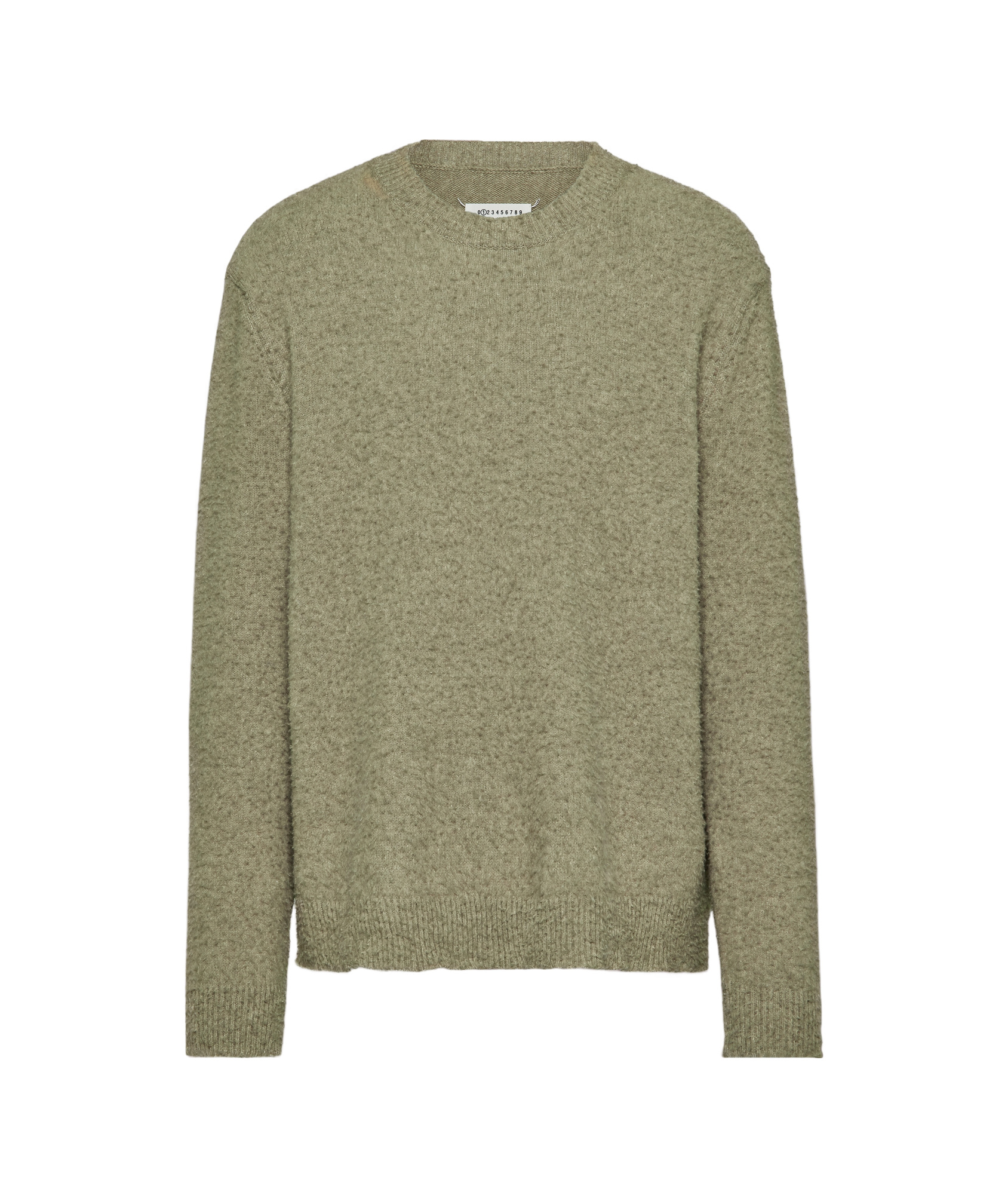 Maison Margiela Crew-neck Jumper In Gray