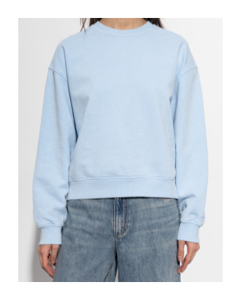 Samsoe & Samsoe Crew-neck Sweatshirt In Blue
