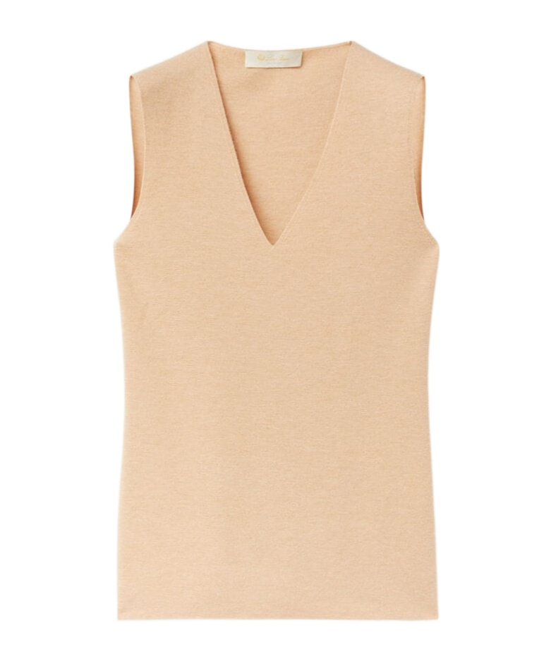Loro Piana Cocooning Sweater In Papaya Color