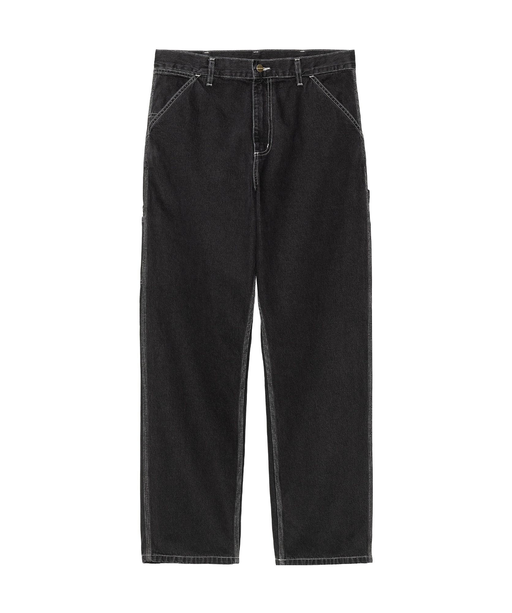 Carhartt Single Knee Pant Back Pockets In Black