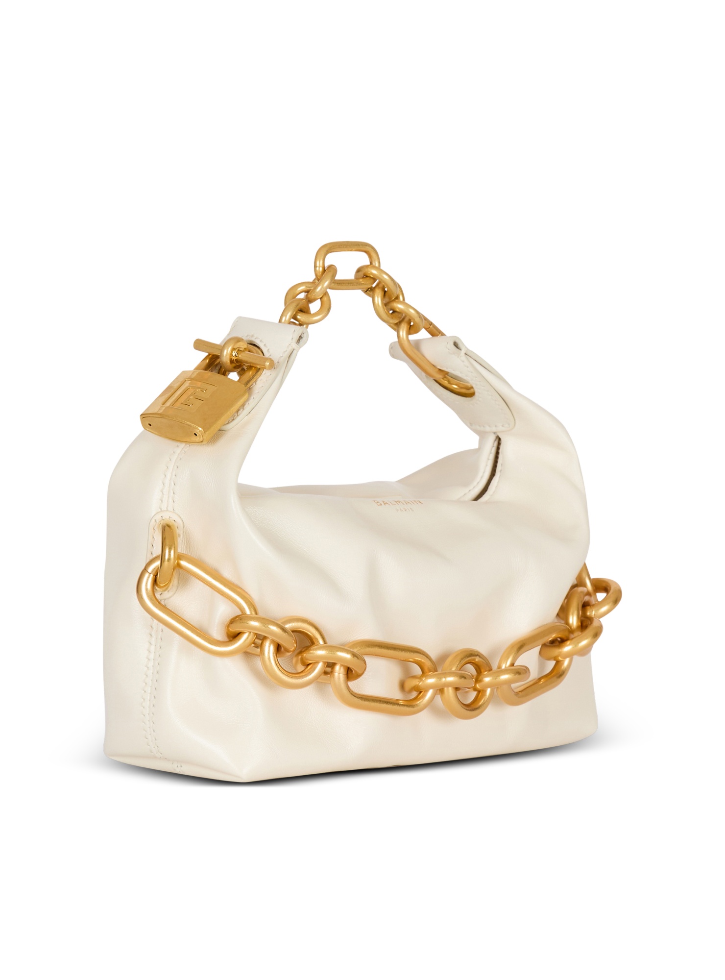 Balmain Mini Leather Sync Shoulder Bag