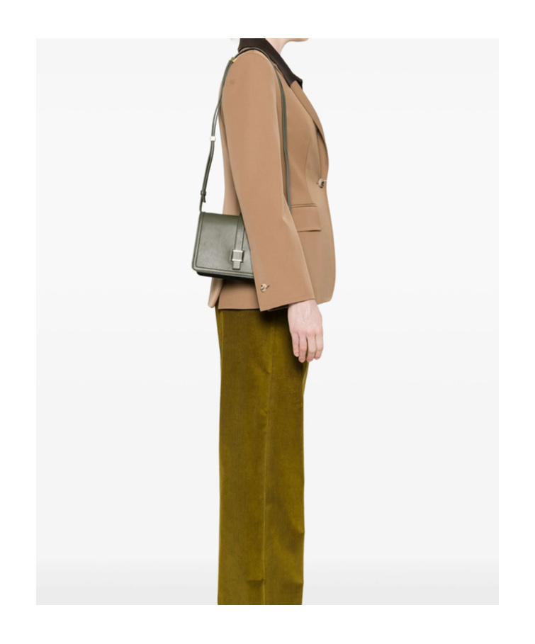 Apc Flip Shoulder Bag In Green