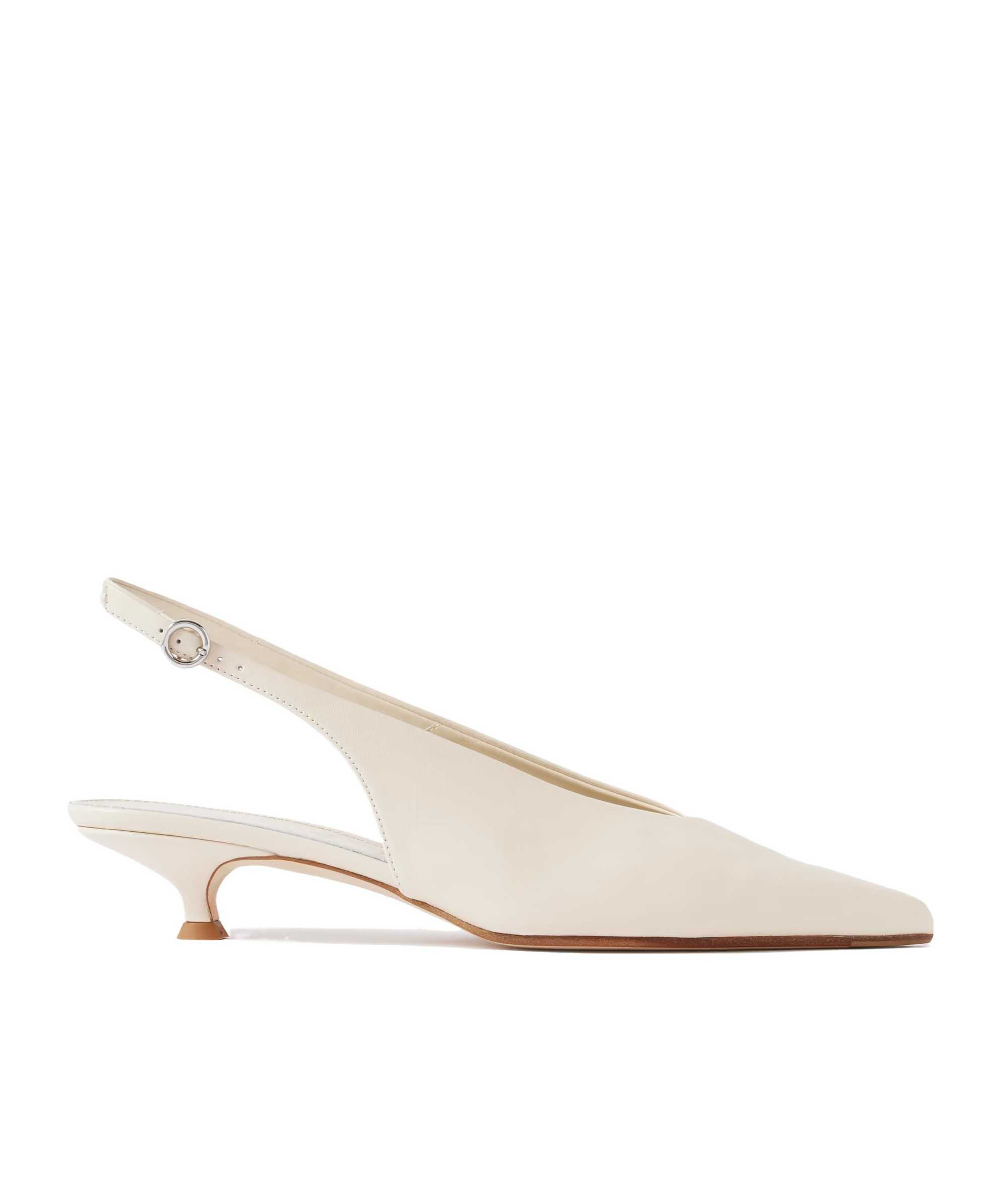 AEYDE LEATHER SLINGBACK PUMPS