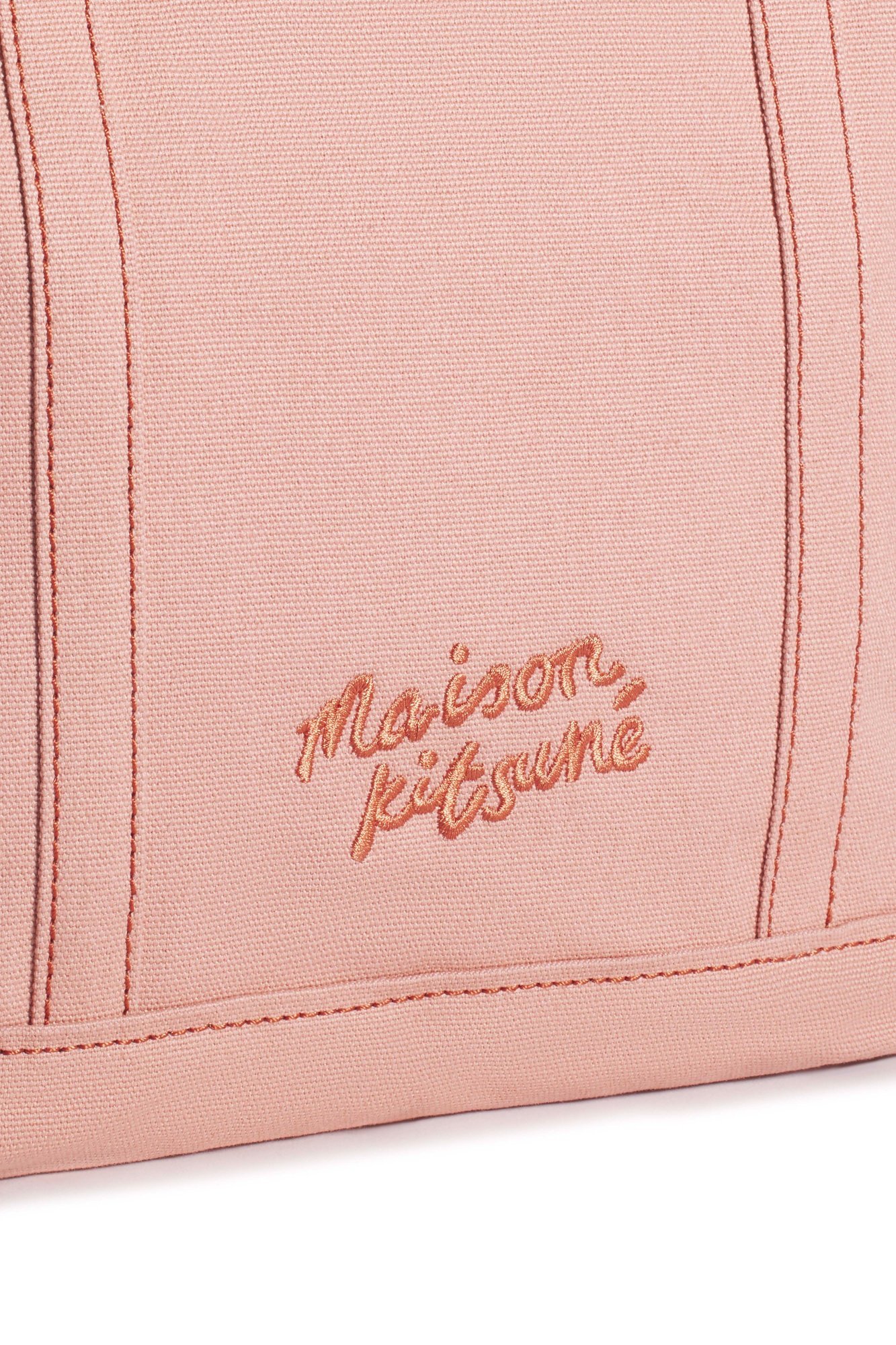 MAISON KITSUNÉ SMALL FOX HEAD TOTE BAG